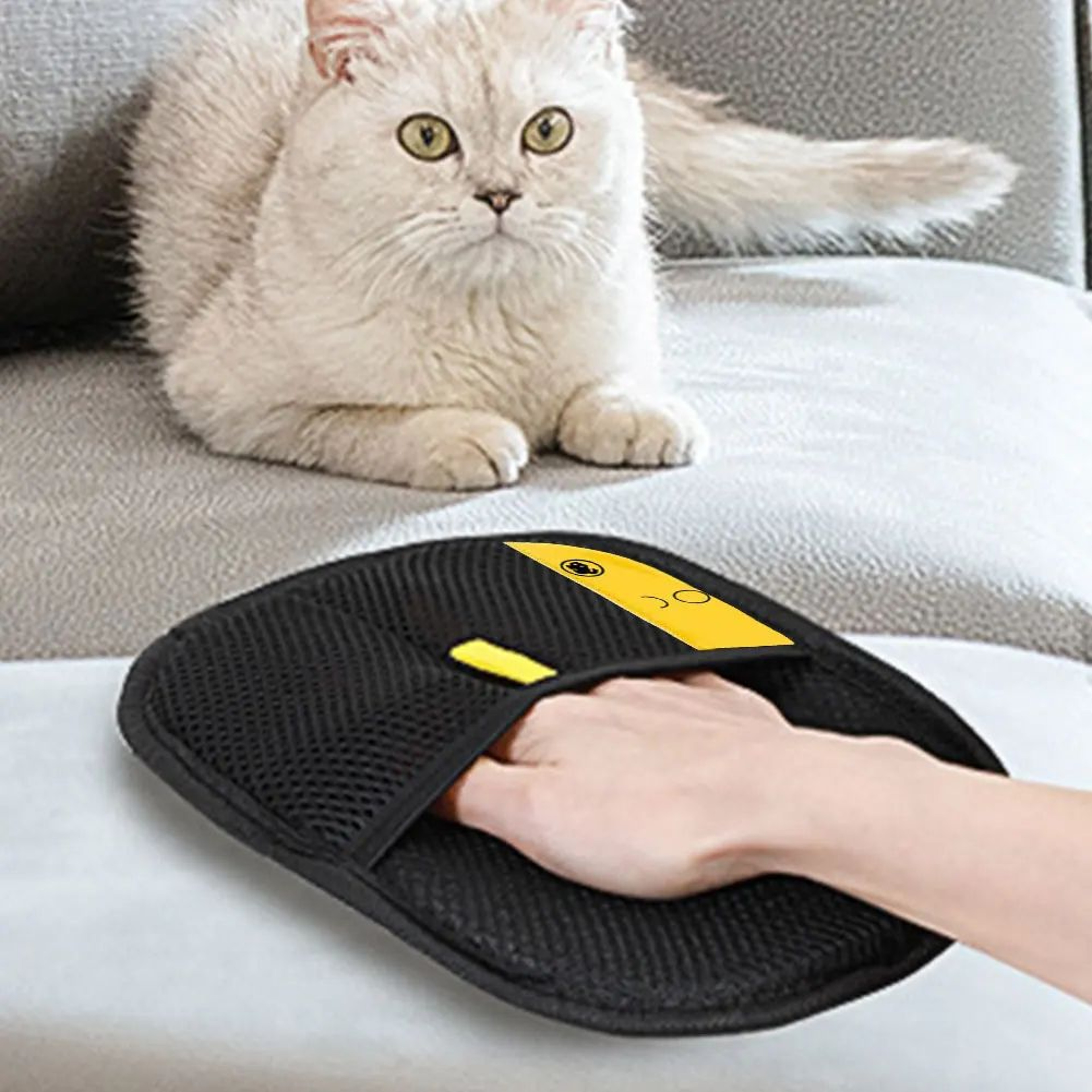 GentleFur Pet Grooming Hair Removal Gloves 5