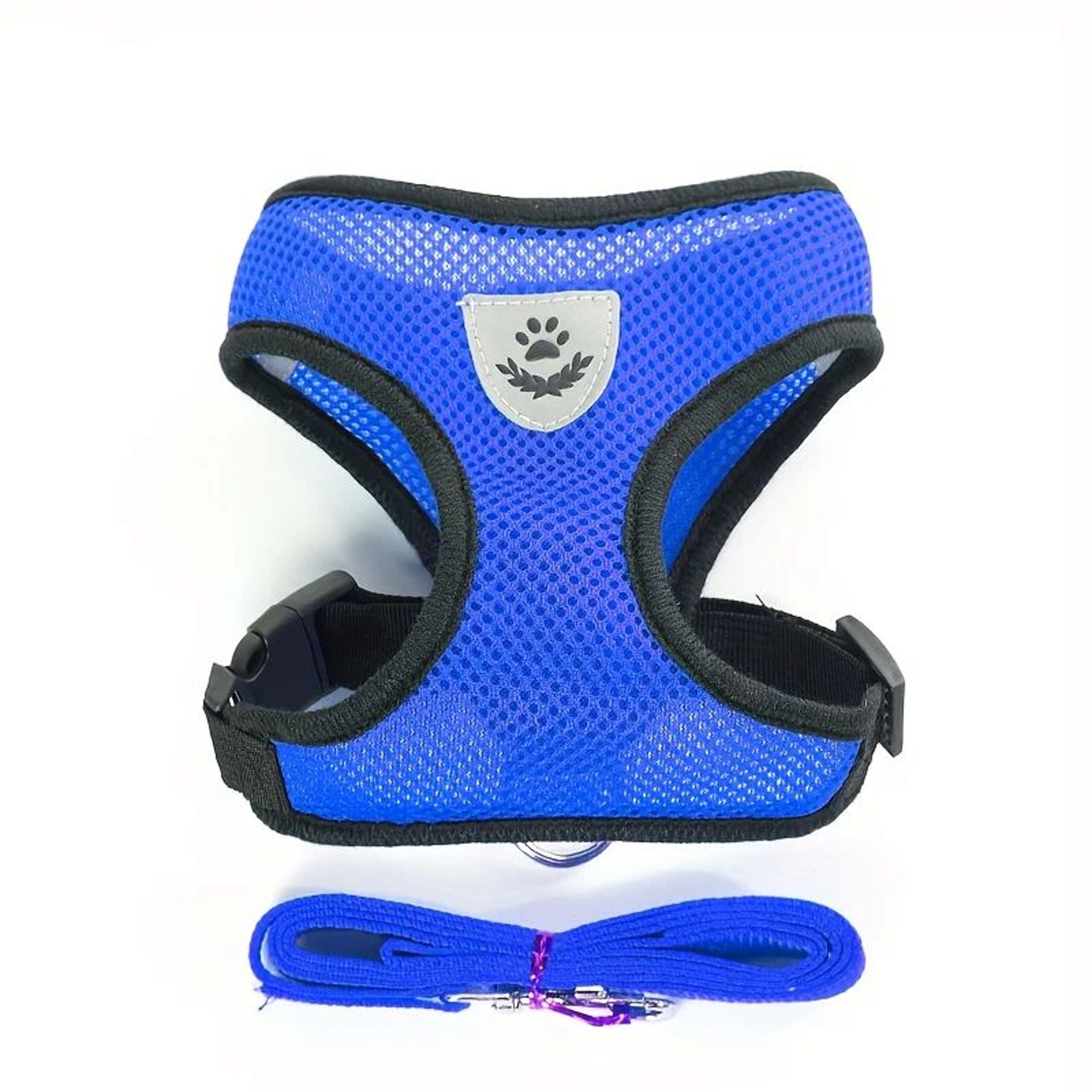Adjustable Escape Proof Cat Harness With Reflective Leash Set 7