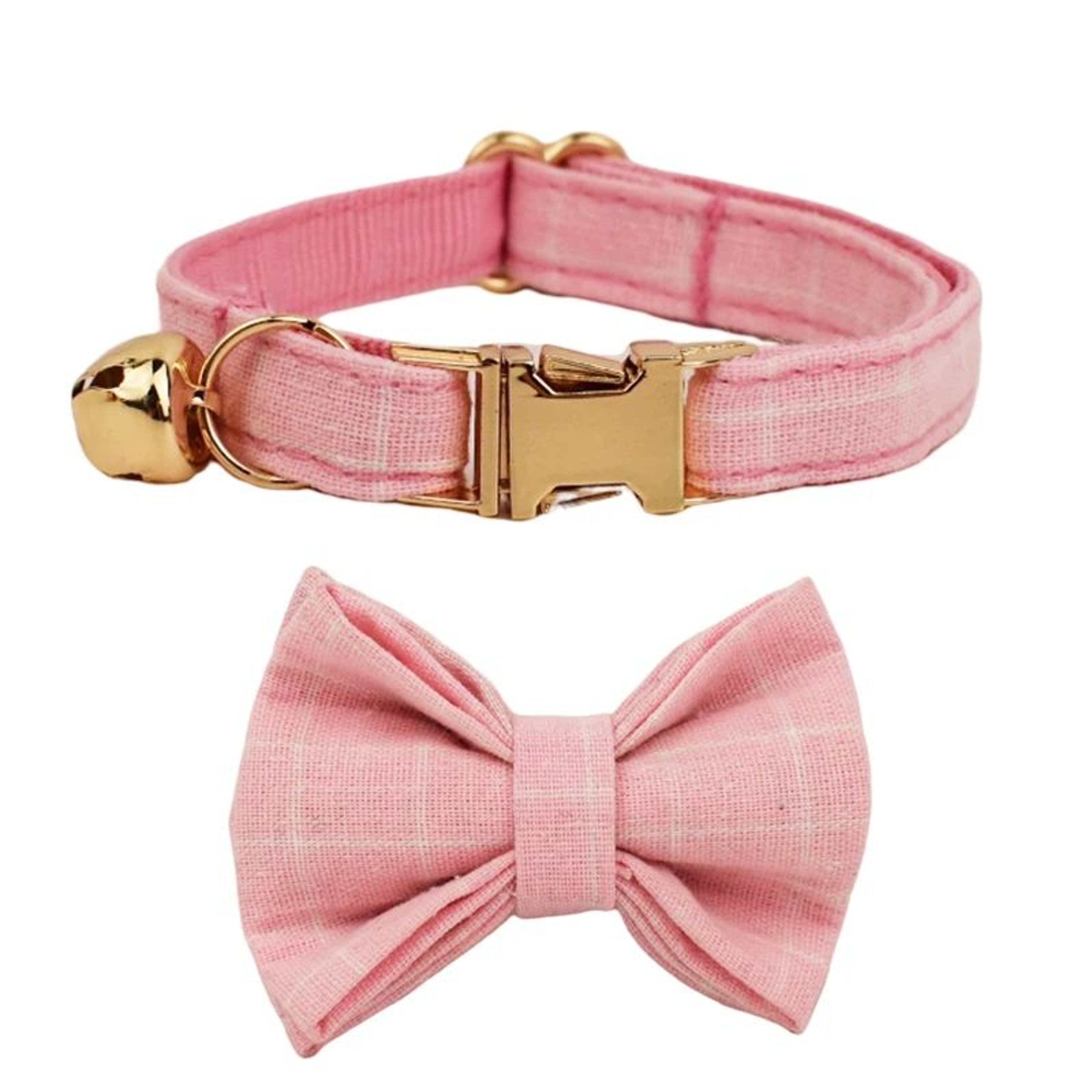 Personalized Bow Cat Collar With Safety Buckle And Name Tag 11