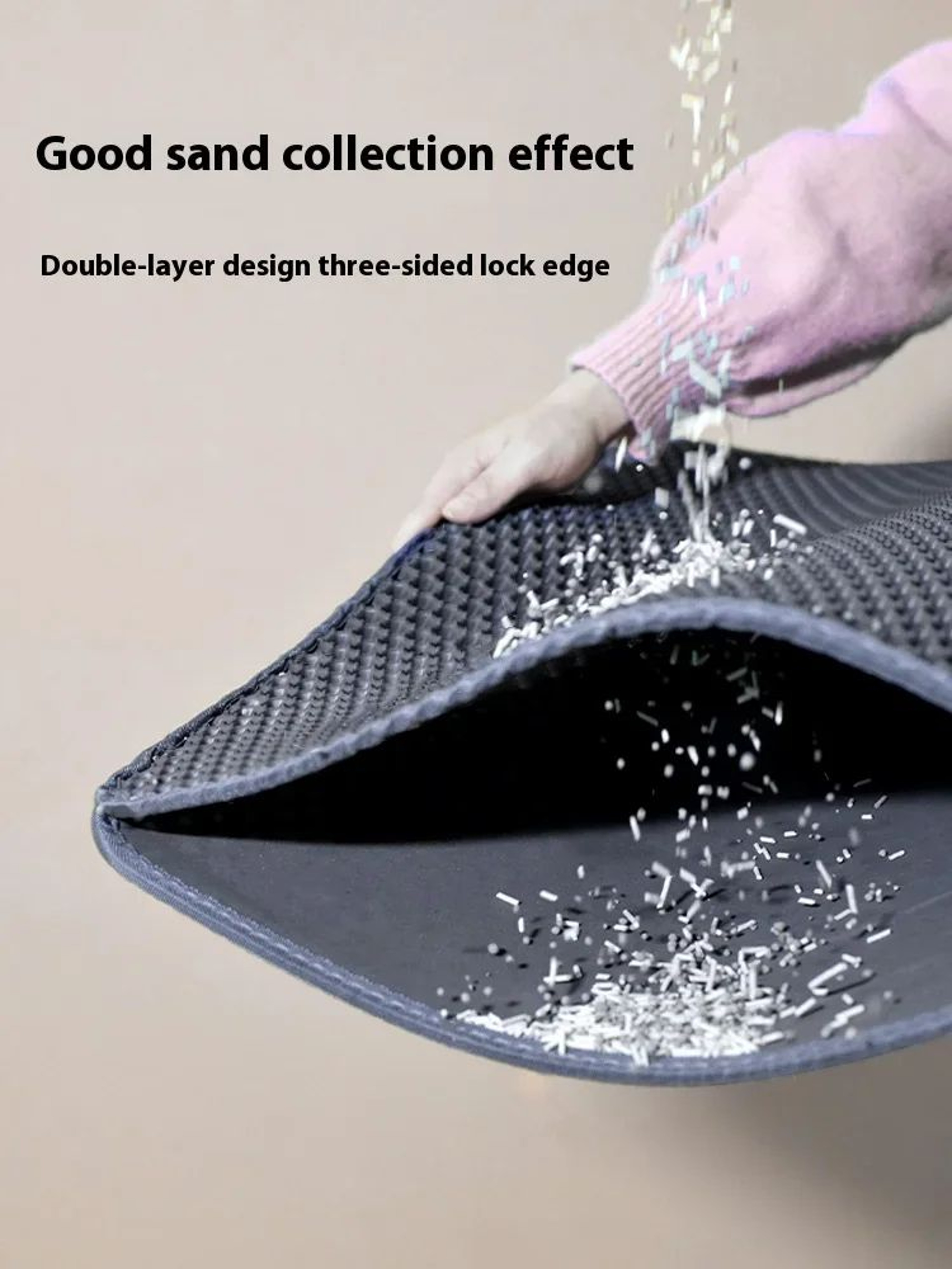 Large Waterproof Cat Litter Mat With Double Layer Protection 1