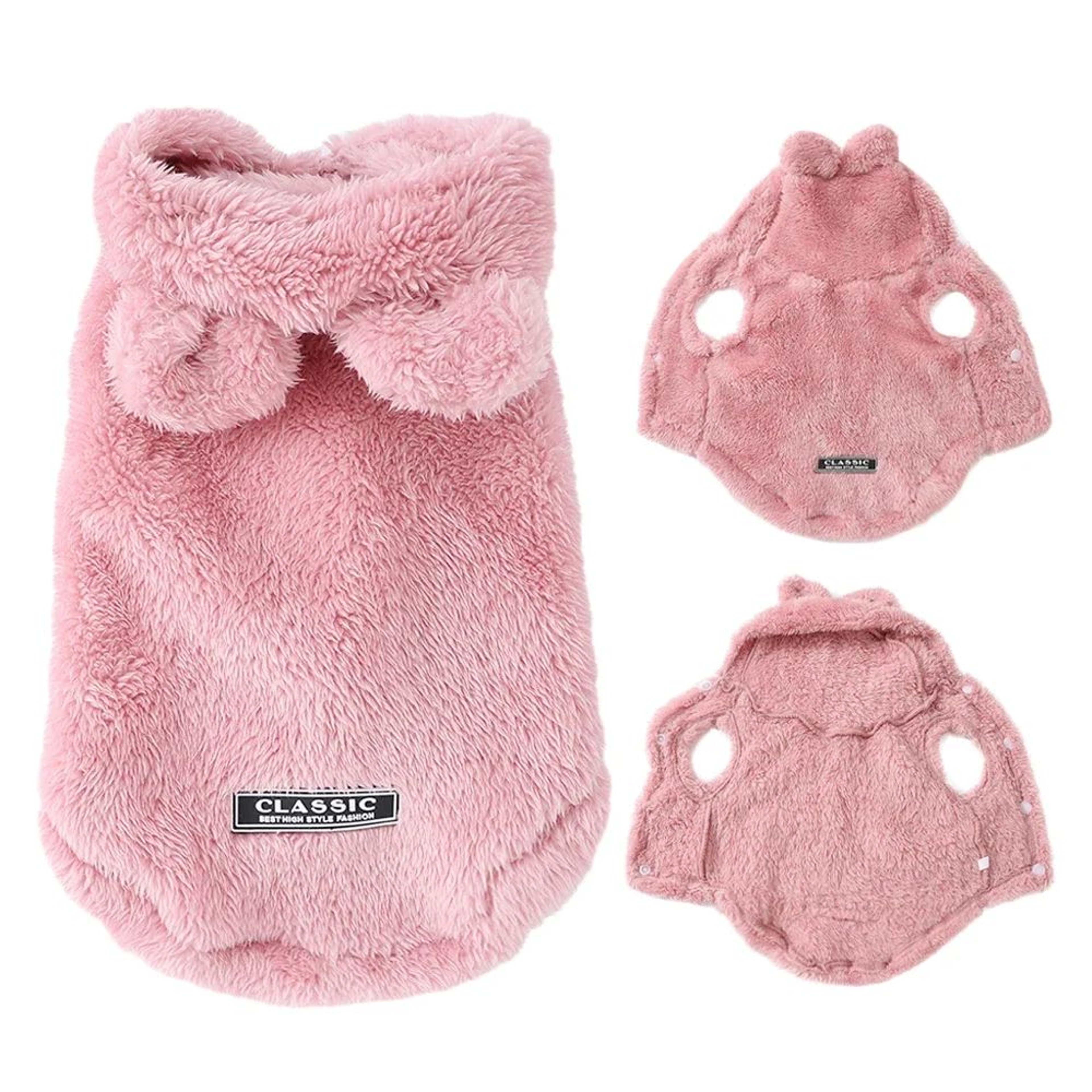 SnugglePaws Fleece Pet Hoodie Warm Cat And Dog Sweater 0