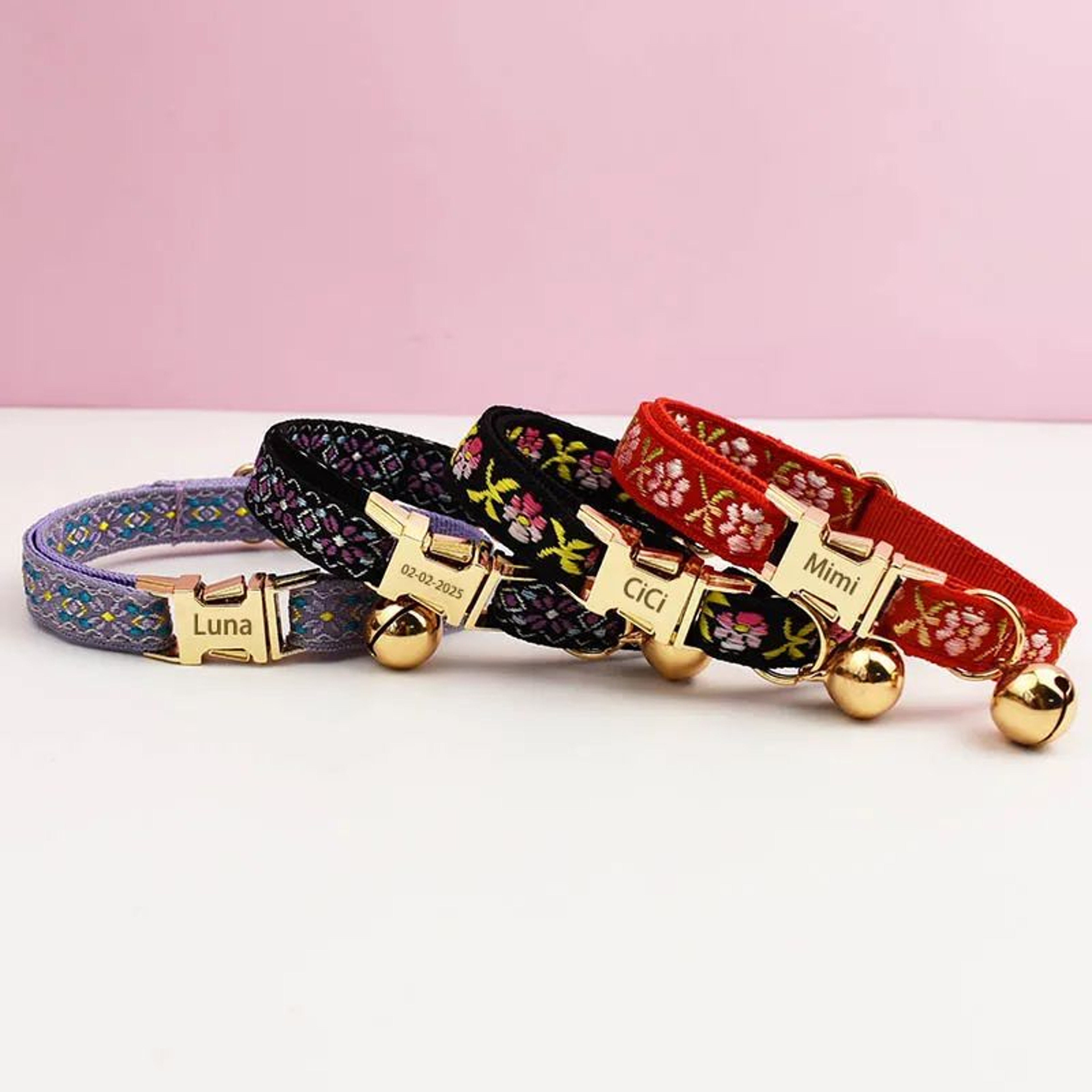 PurrSafe Personalized Cat Collar And Leash Set With Engraved ID Tag 2