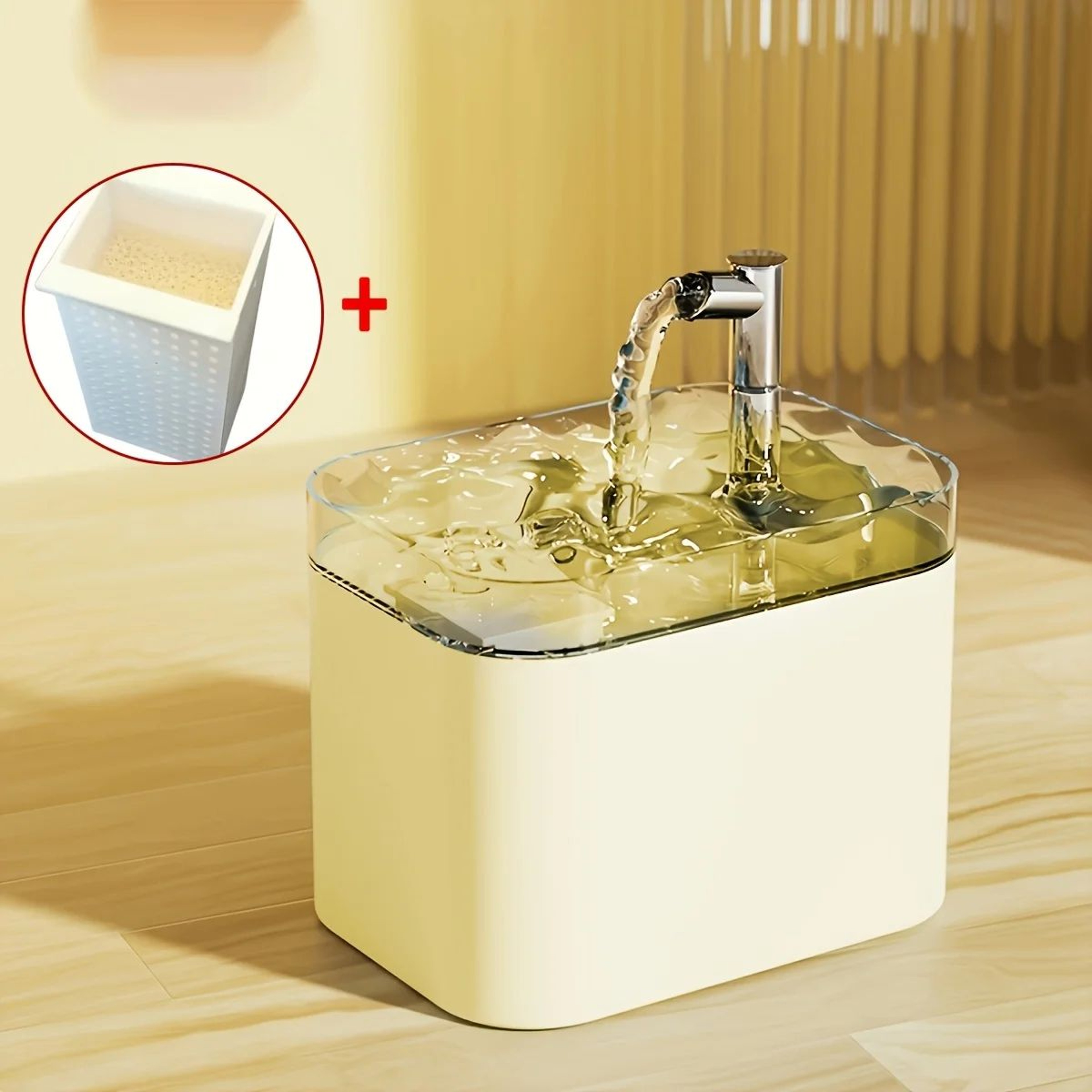 Automatic Pet Water Fountain With Circulating Flow And 15L Capacity 8