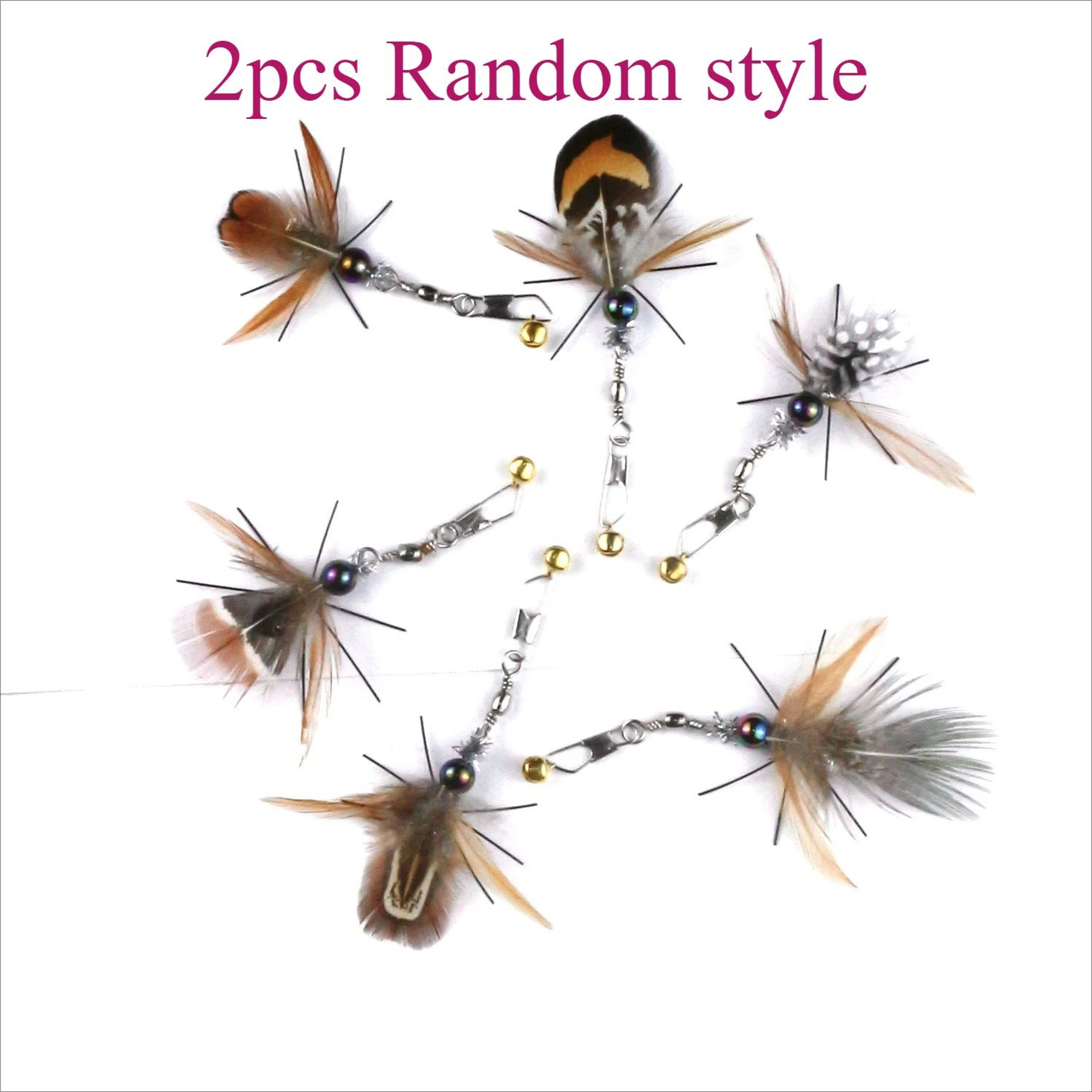Feather Insect Cat Teaser Refills 6
