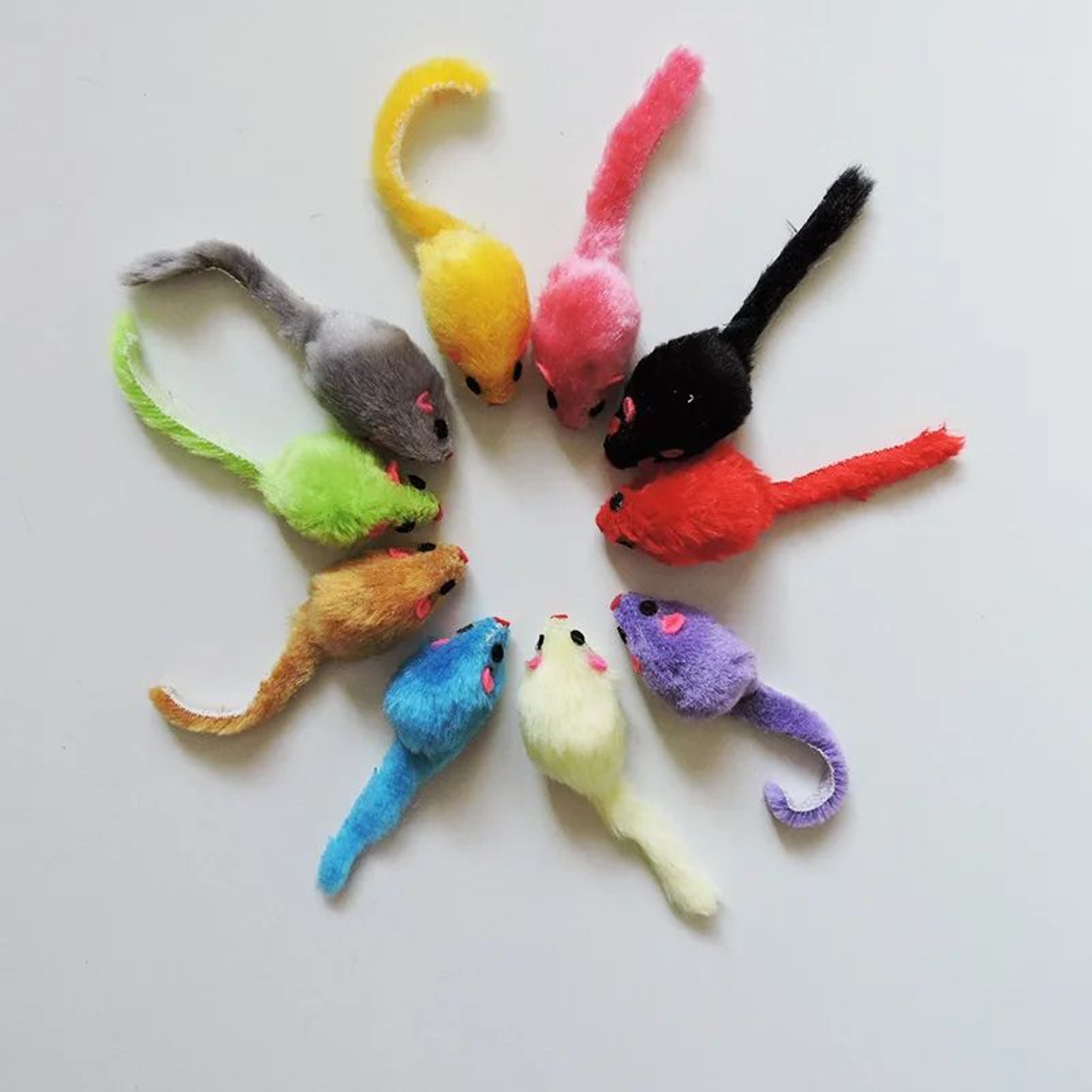 Plush Mouse Cat Toy Set 1