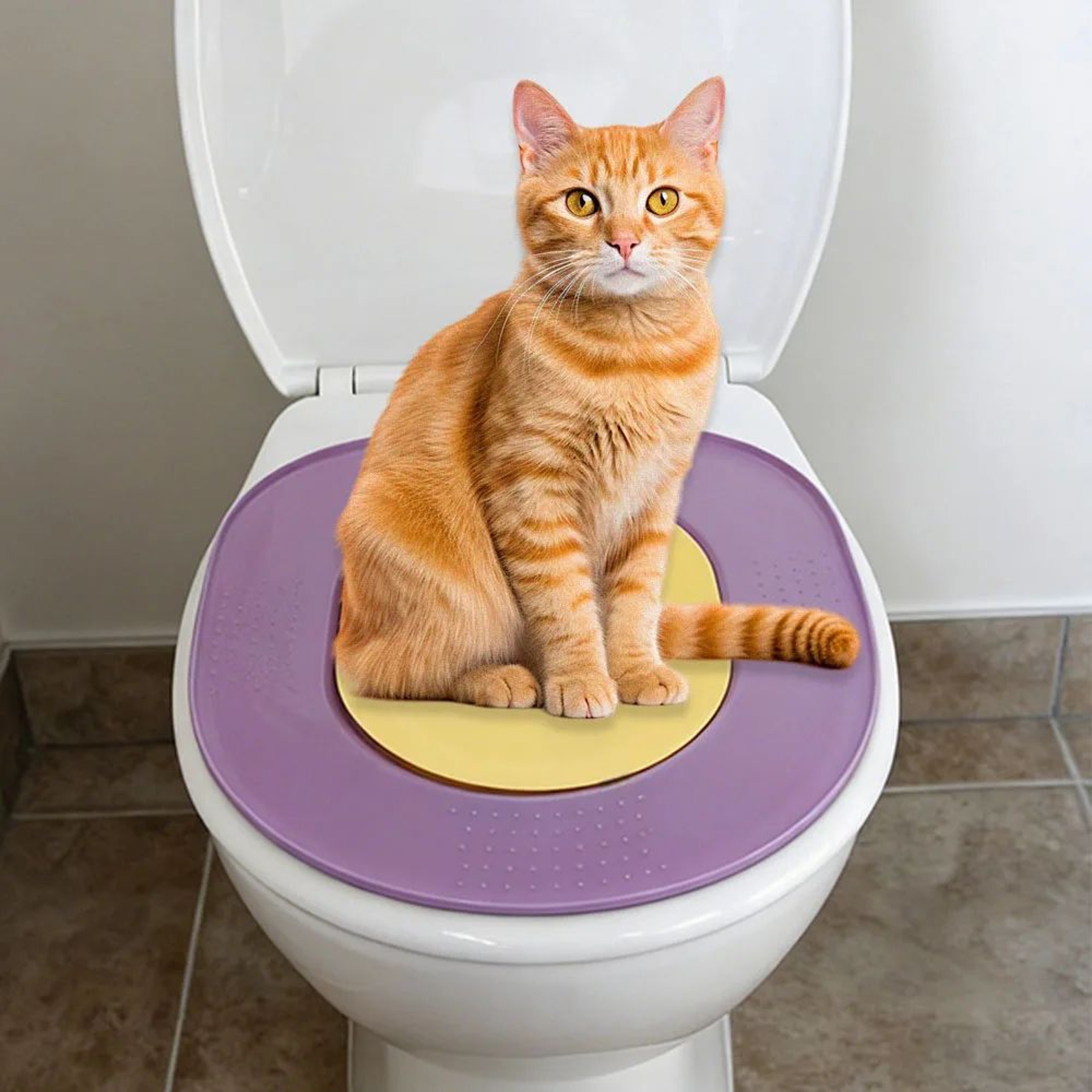 TravelEase Portable Cat Toilet Trainer And Reusable Litter Box 3