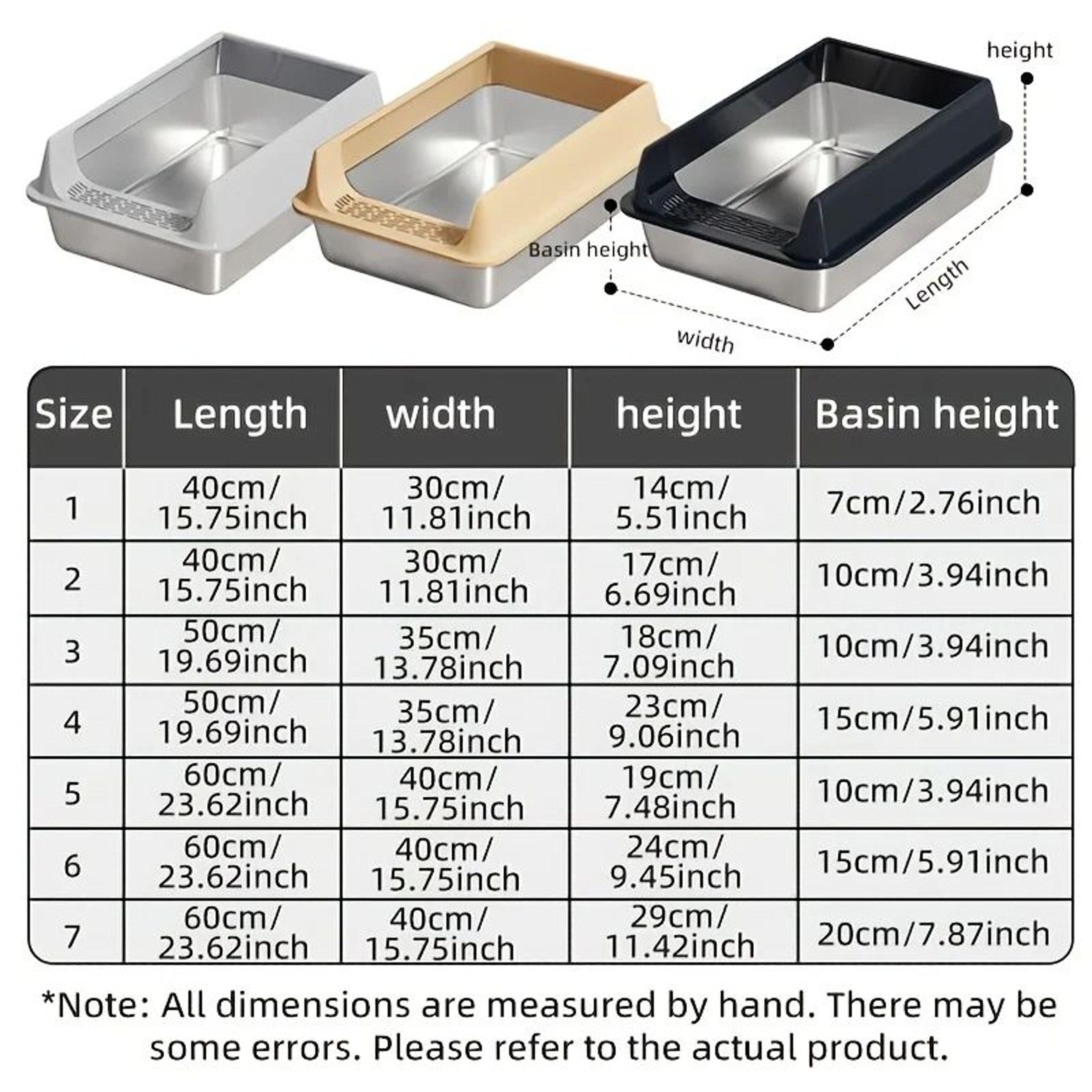RoyalGuard Stainless Steel Cat Litter Box For Large Cats 1