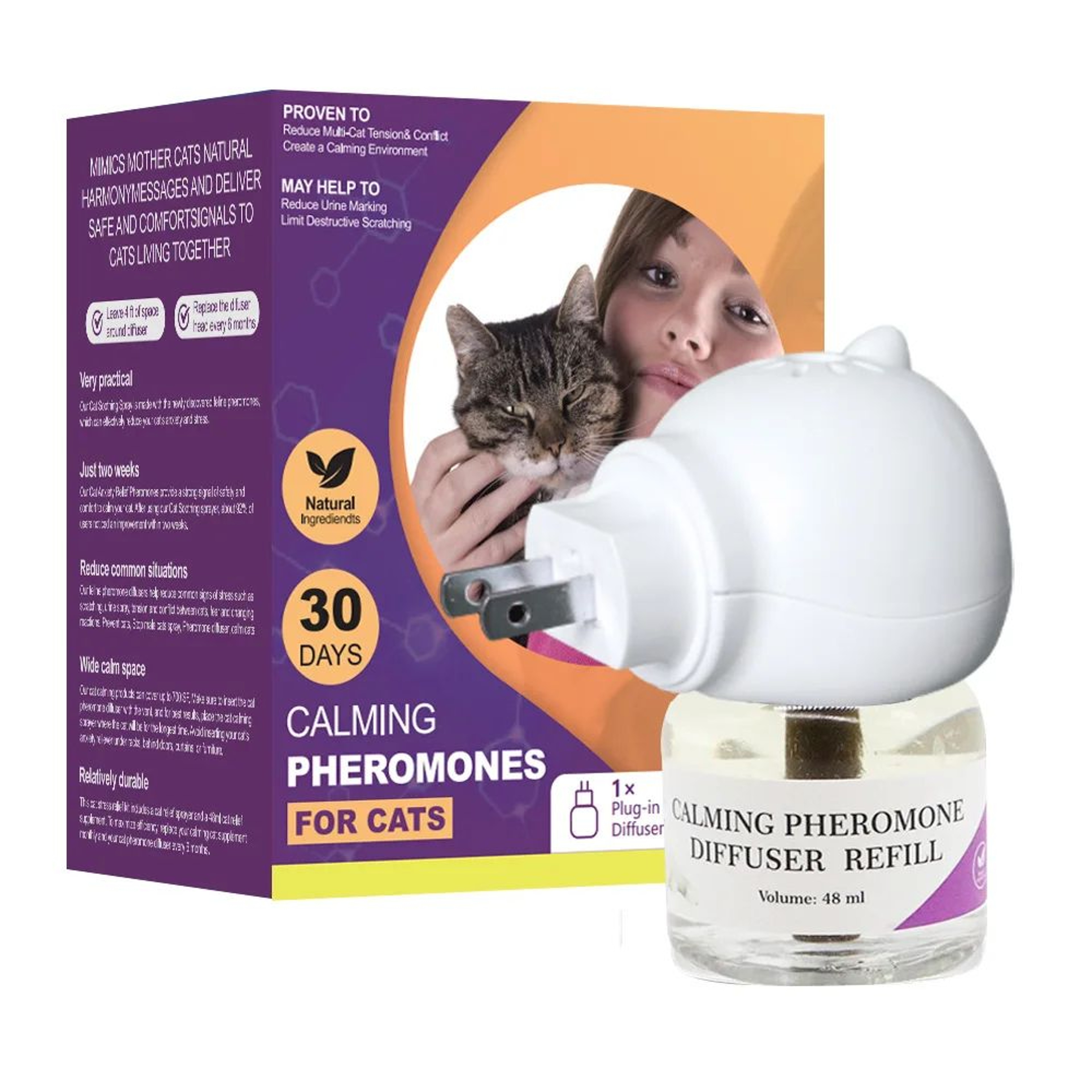 CalmNest Cat Pheromone Diffuser And Relaxation Starter Kit 6