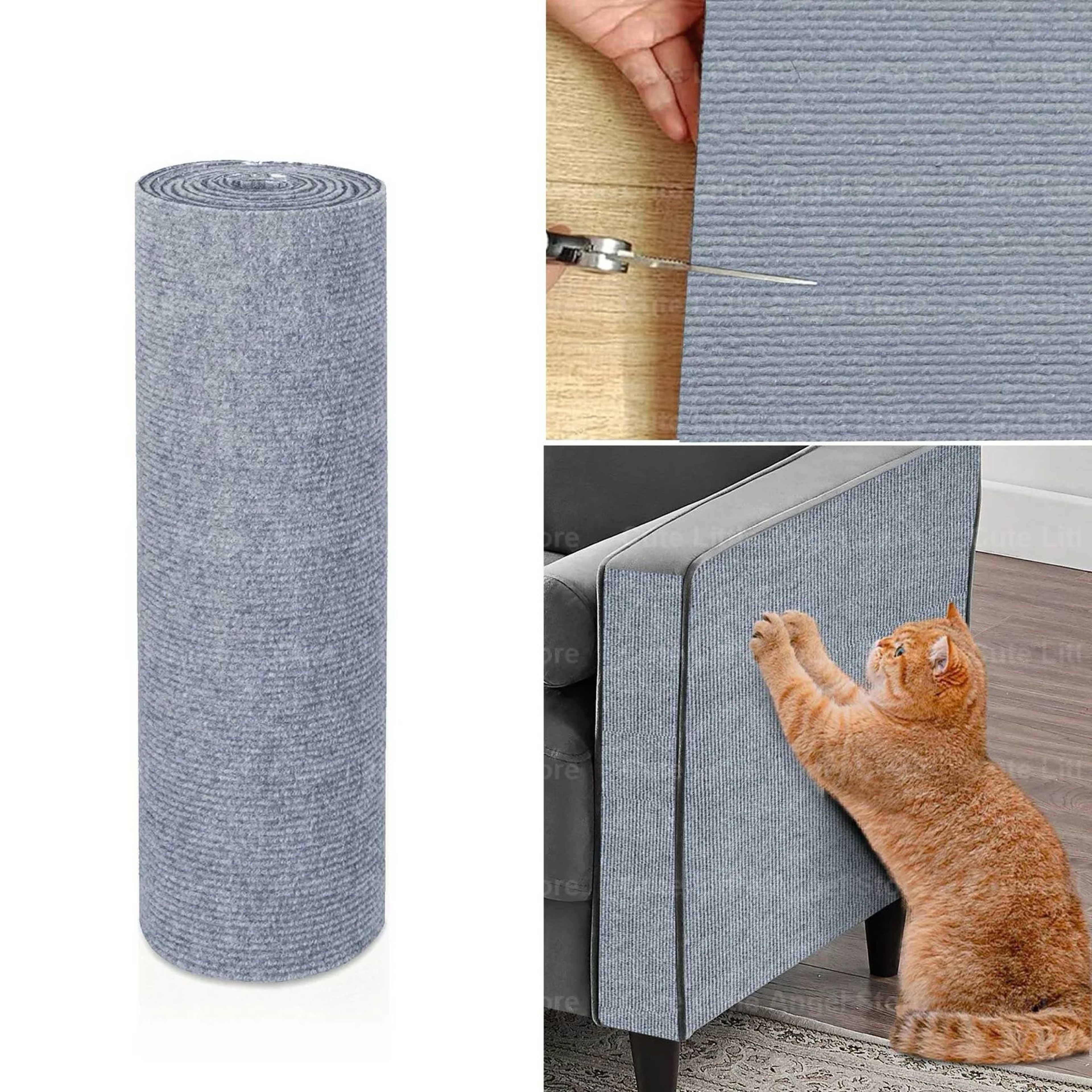 Furniture Shield Cat Scratcher Mat Self Adhesive Sofa Protector 10