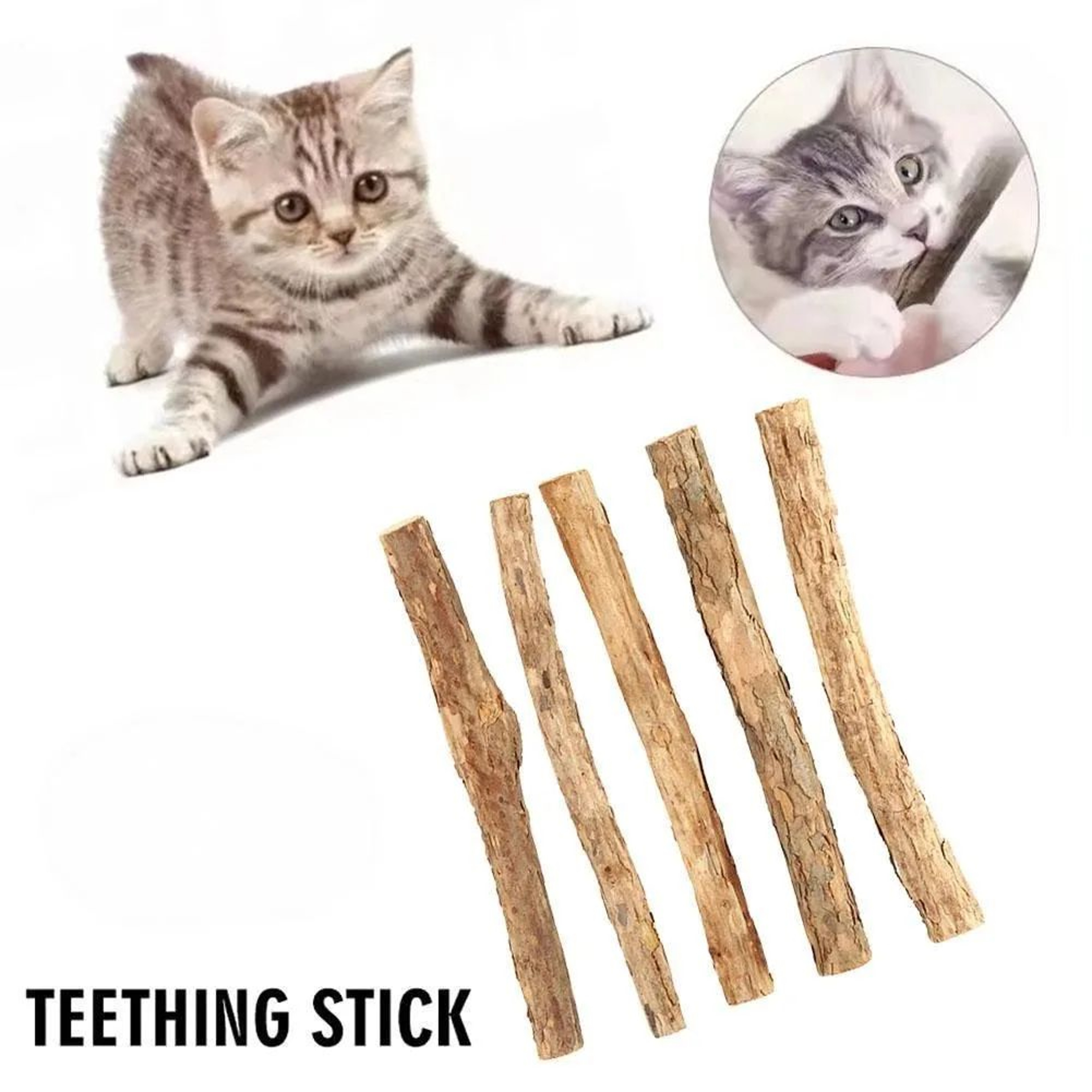 NatureChew Catnip Dental Chew Sticks 5