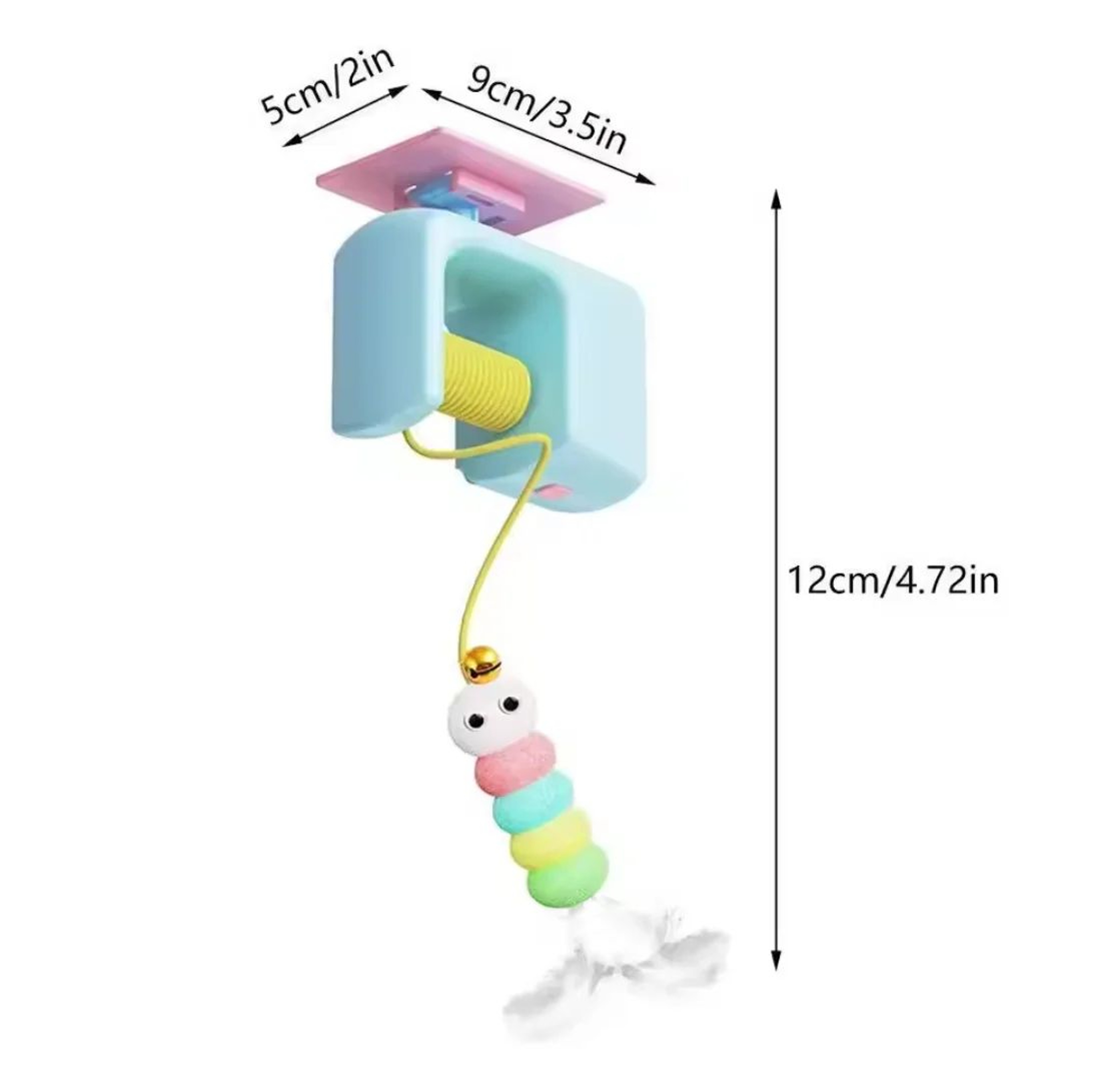 Interactive Flying Bird Cat Toy With Automatic Door Hanger 4