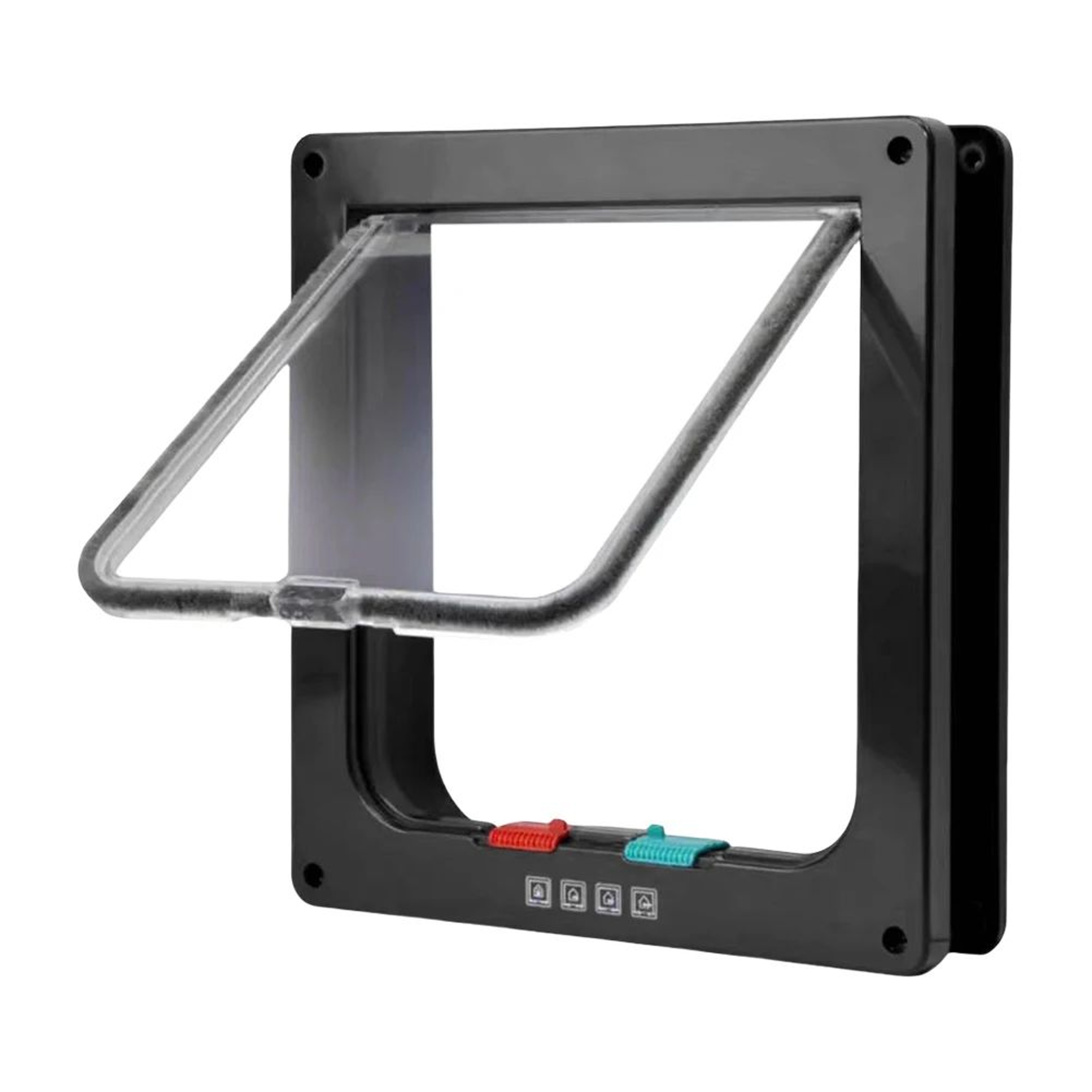 Pet Door With 4 Way Lock For Cats And Small Dogs 6