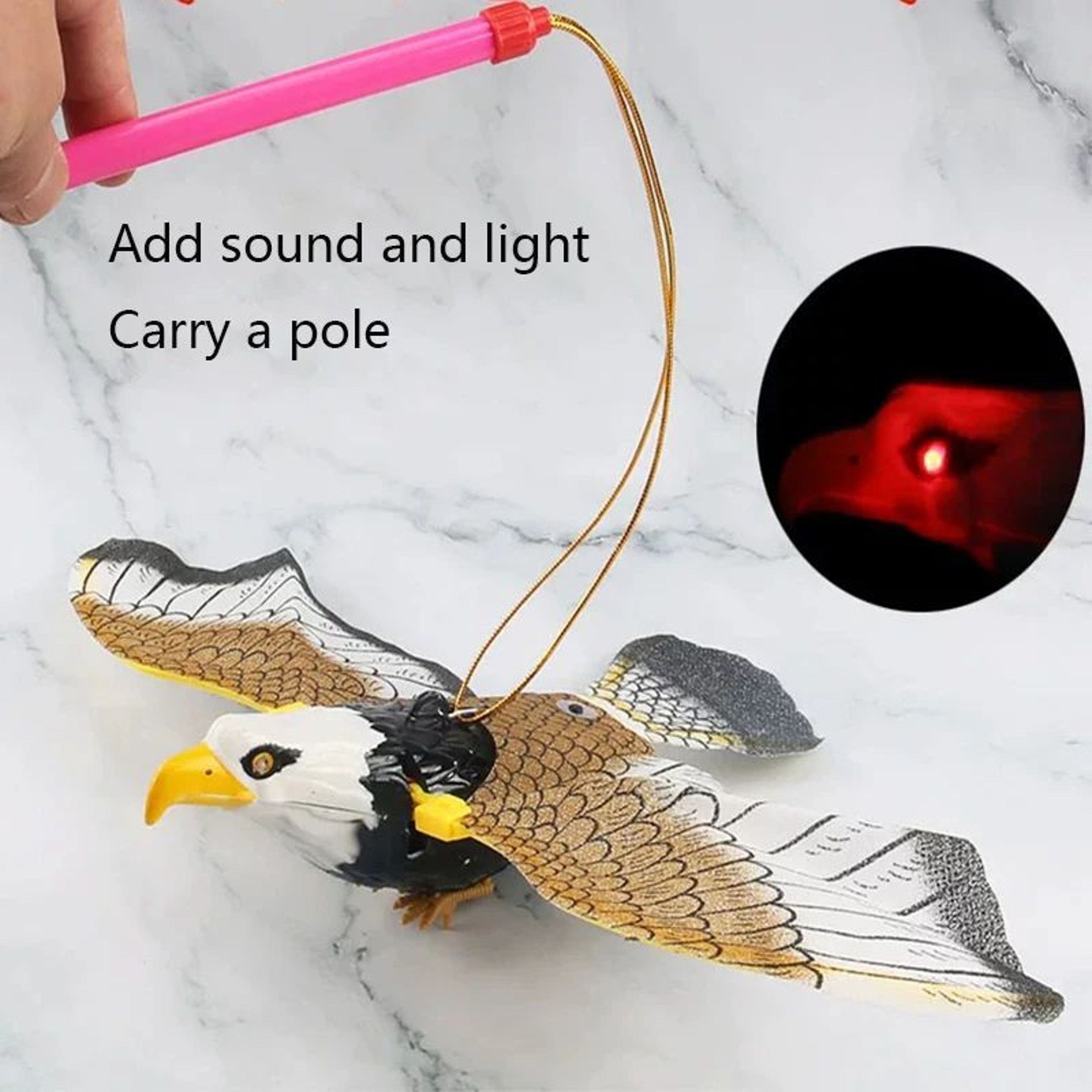 SkyChase Interactive Flying Bird Cat Toy 8