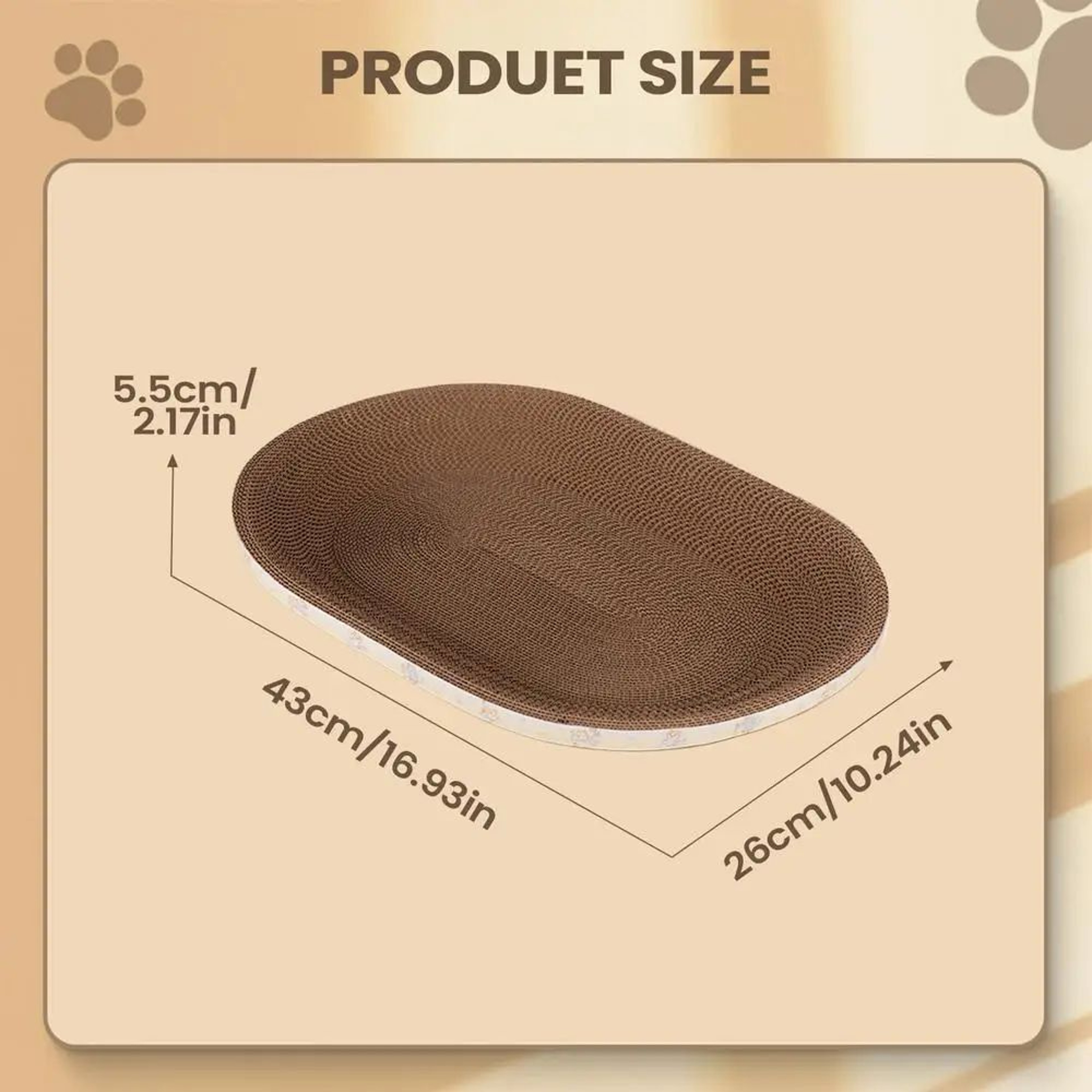 ScratchLounge Corrugated Cat Scratcher Bed 6
