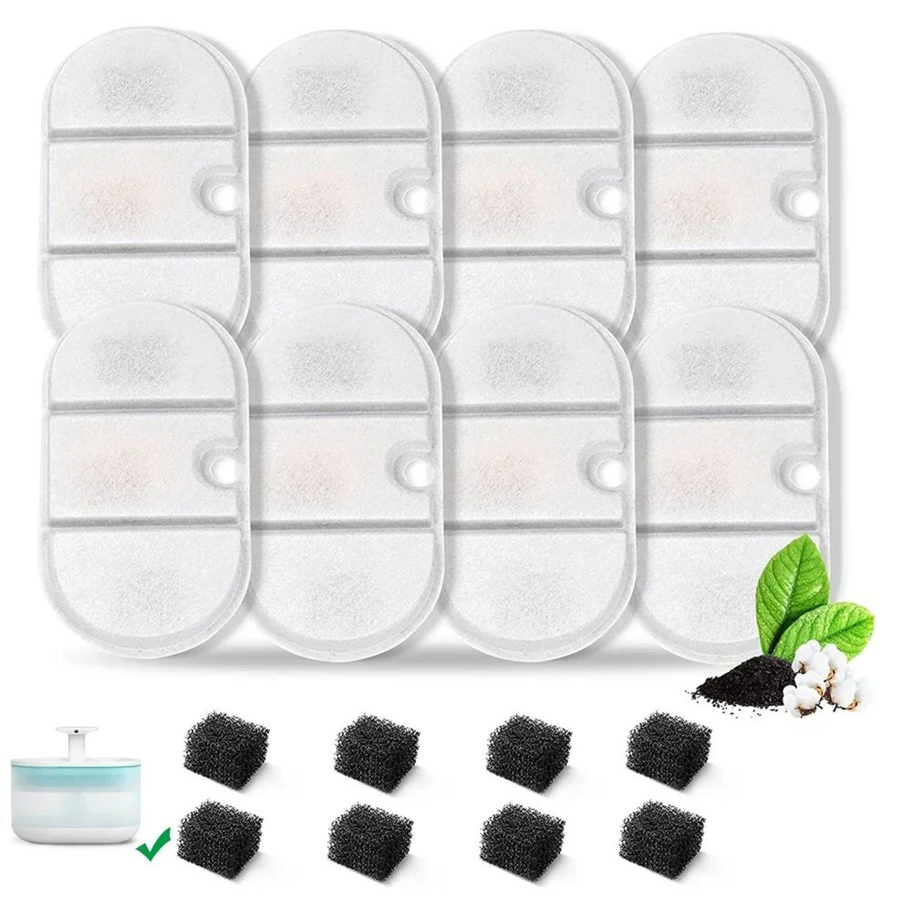 PureFlow Cat Fountain Filter Replacement Set 0