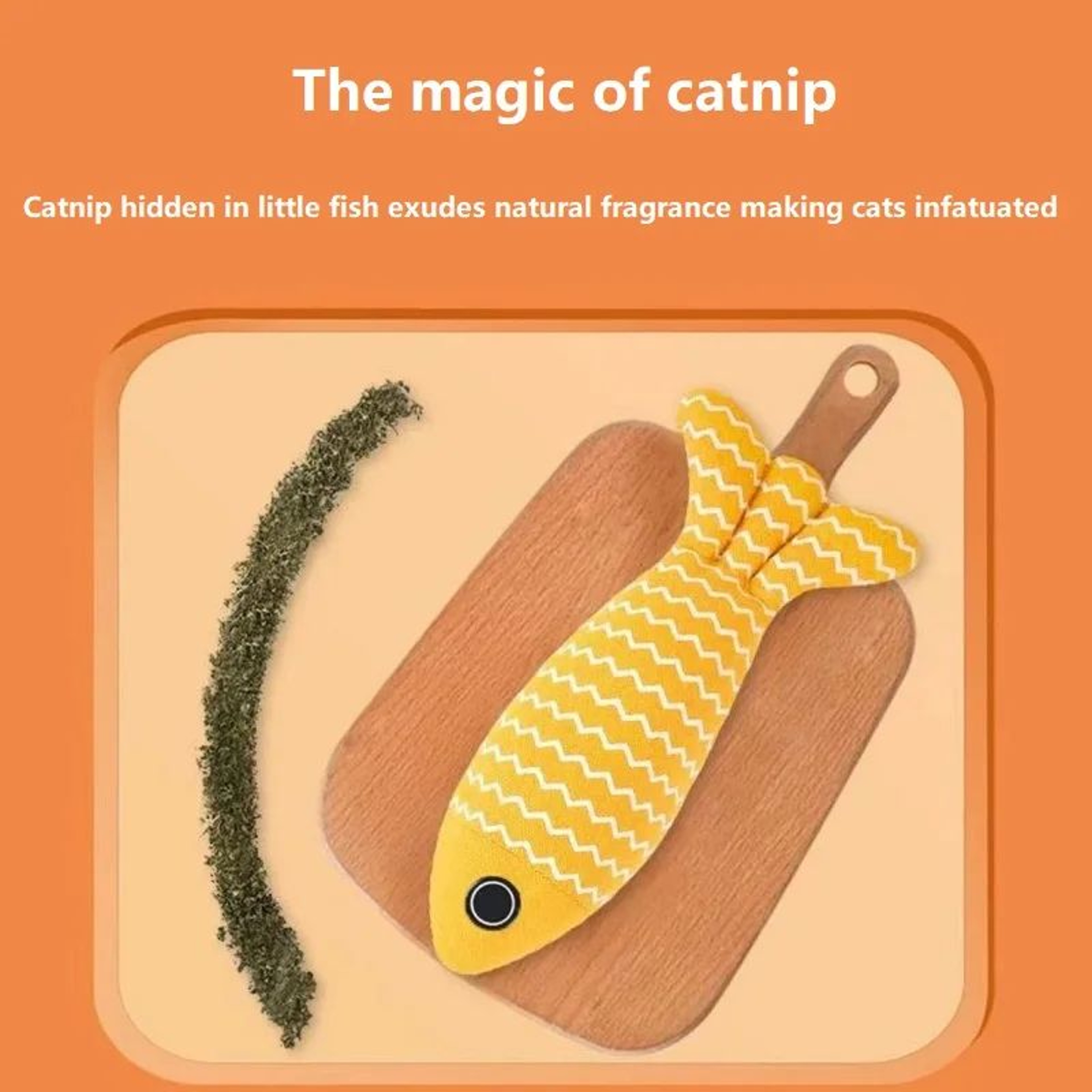 FinKick Catnip Fish Kicker Toy Set 4