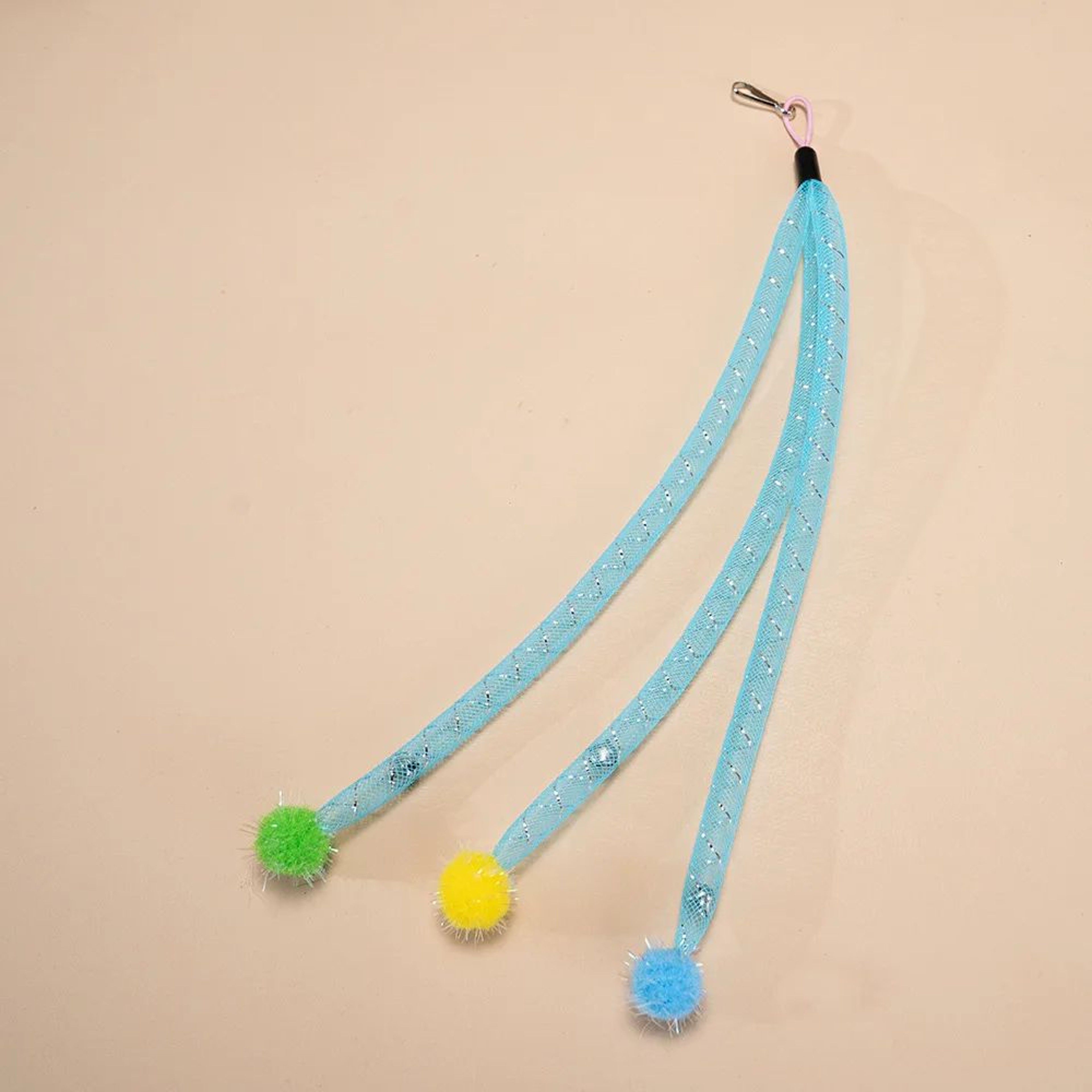 Interactive Wool Ball Cat Wand Replacement Toy Head 4