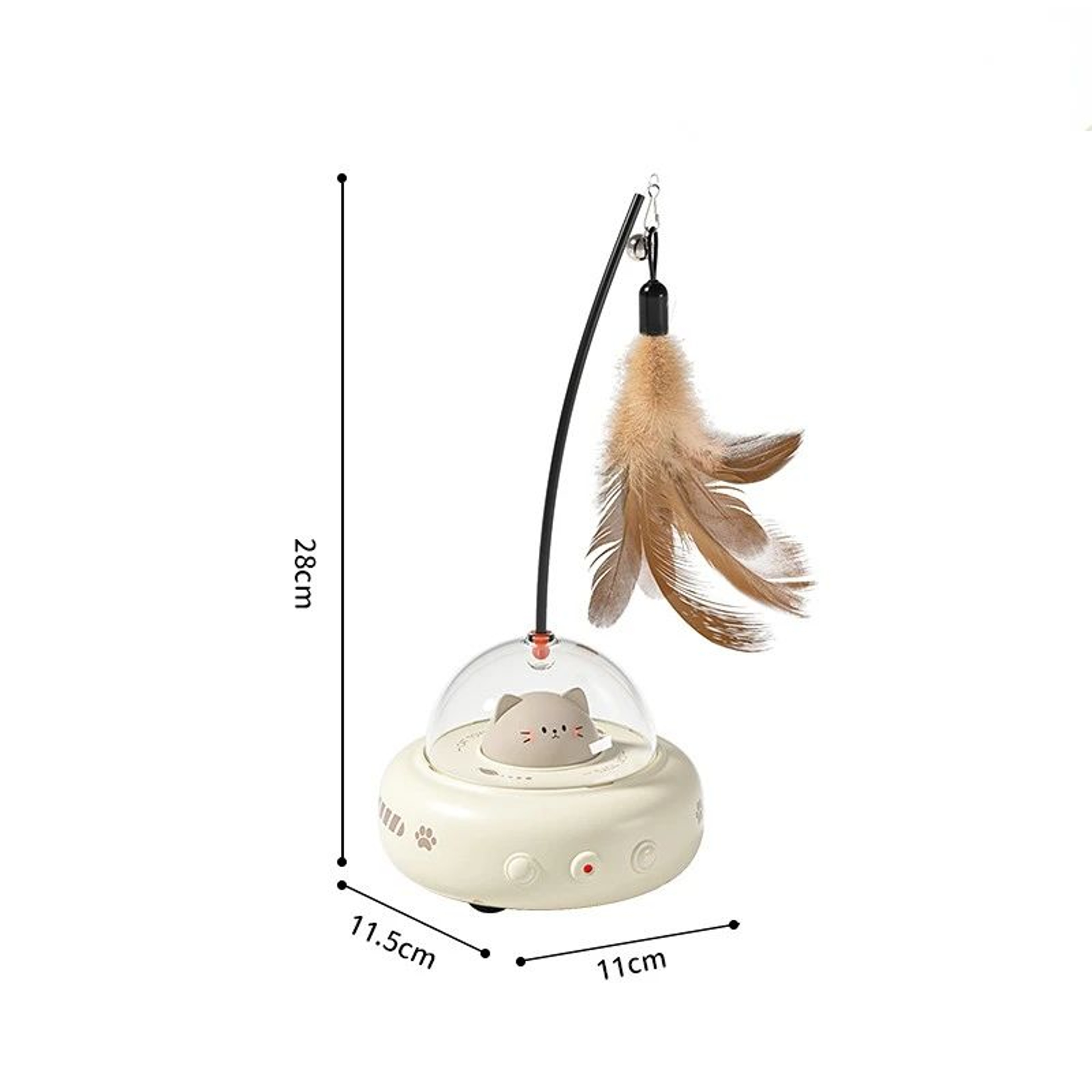 WhiskerOrbit Smart Interactive Cat Teaser Toy 7