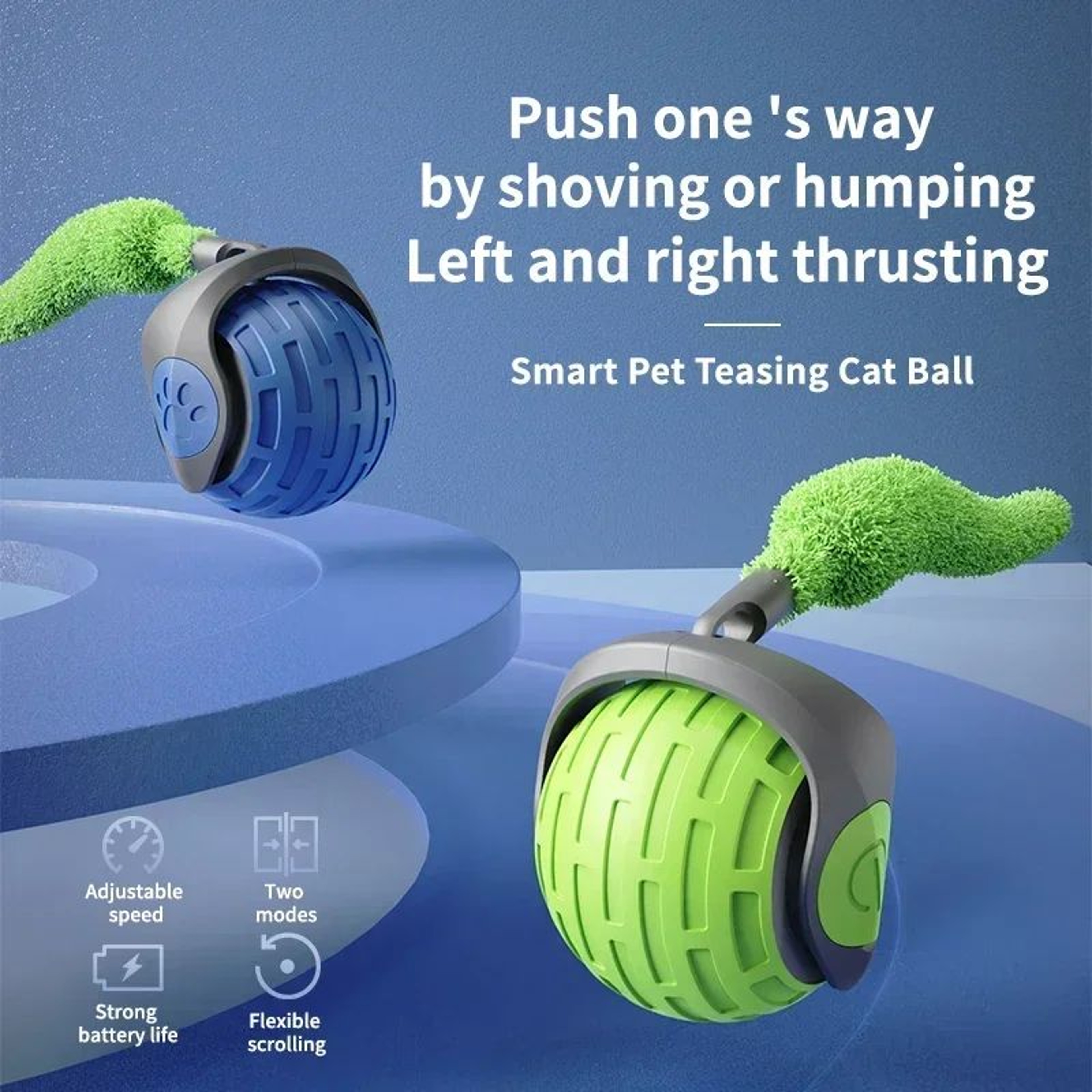 Speedy Tail Smart Interactive Cat Toy Ball 4