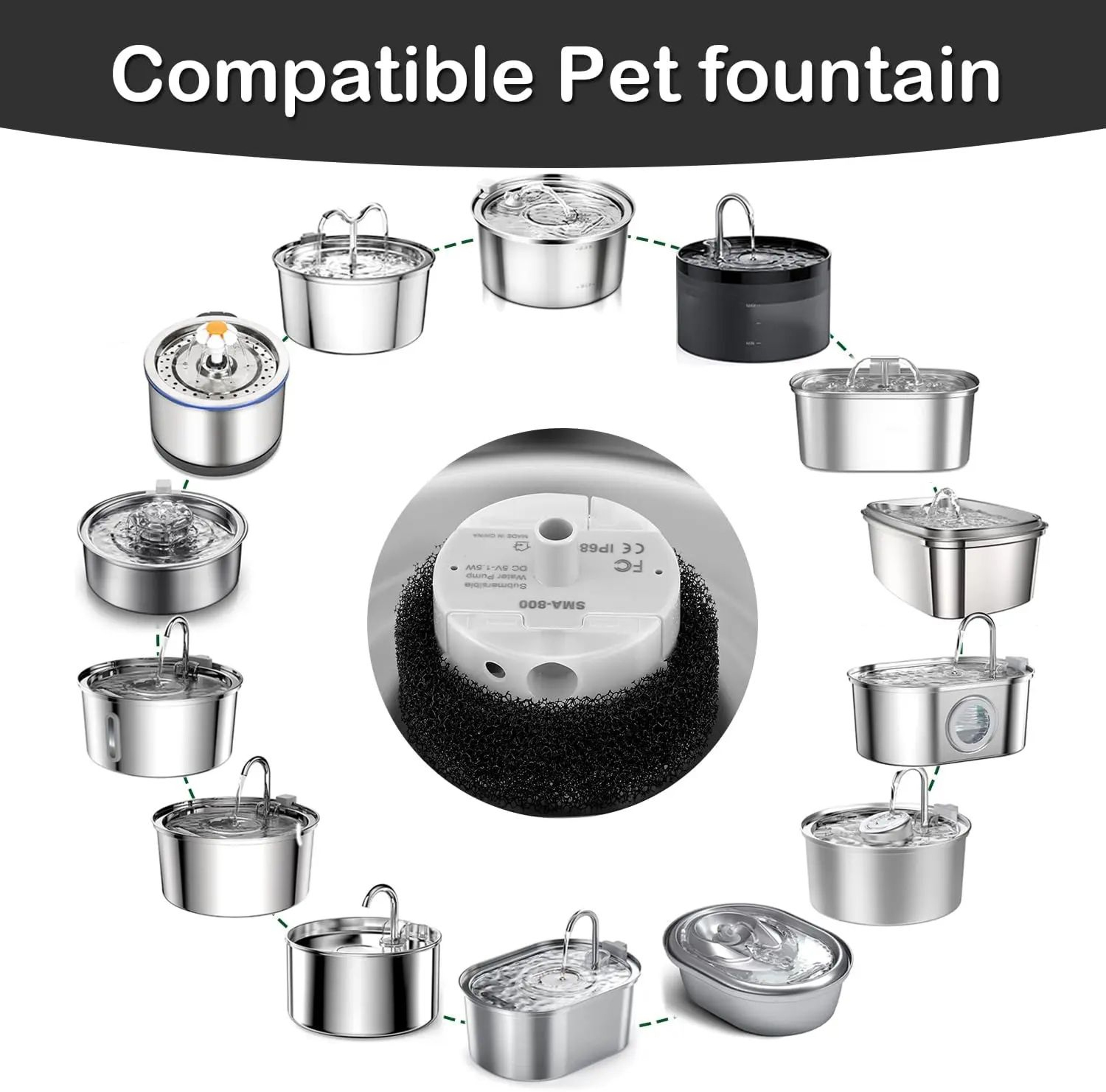 Pet Fountain Water Pump Replacement 1