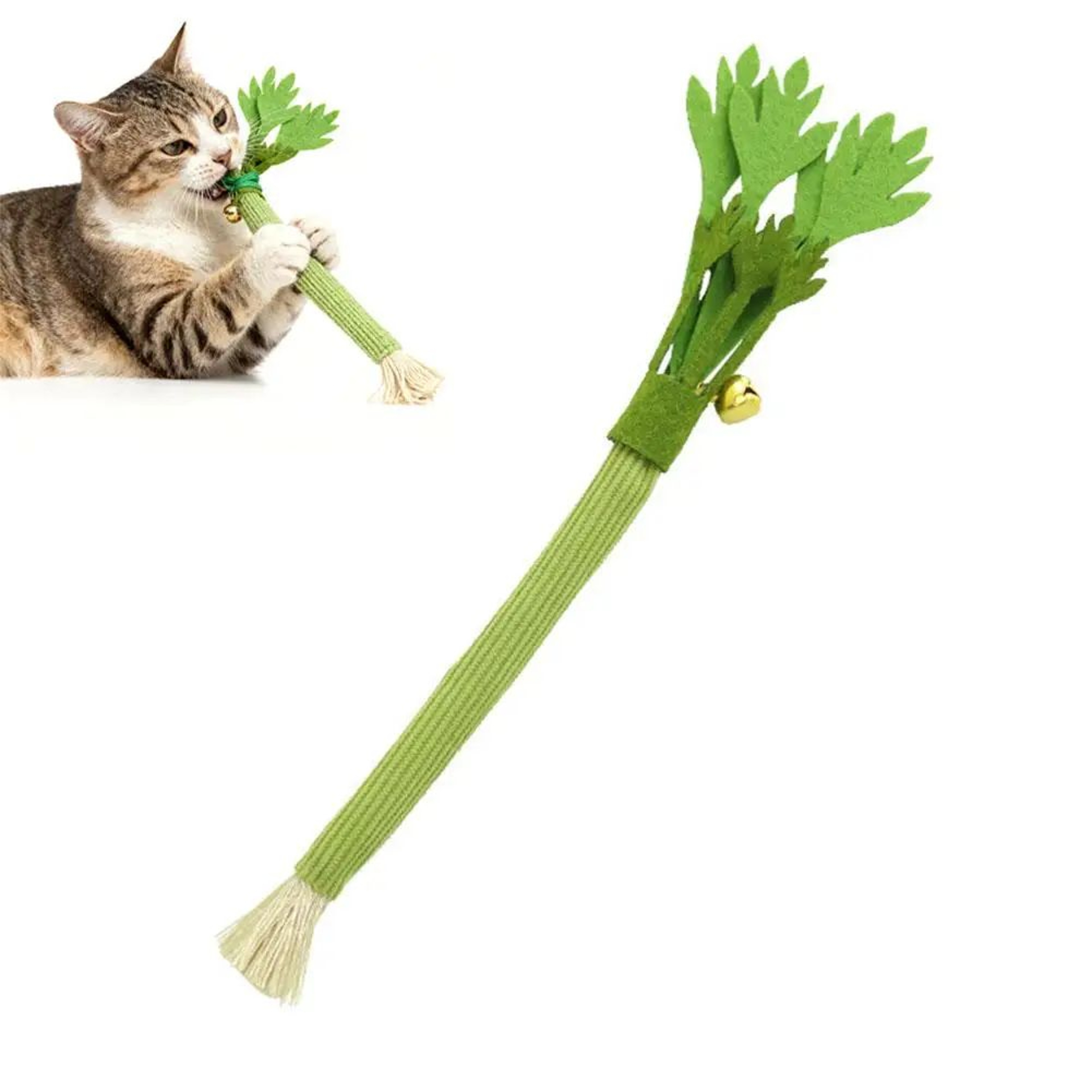 CeleryKick Catnip Chew Stick Cat Dental Toy 6