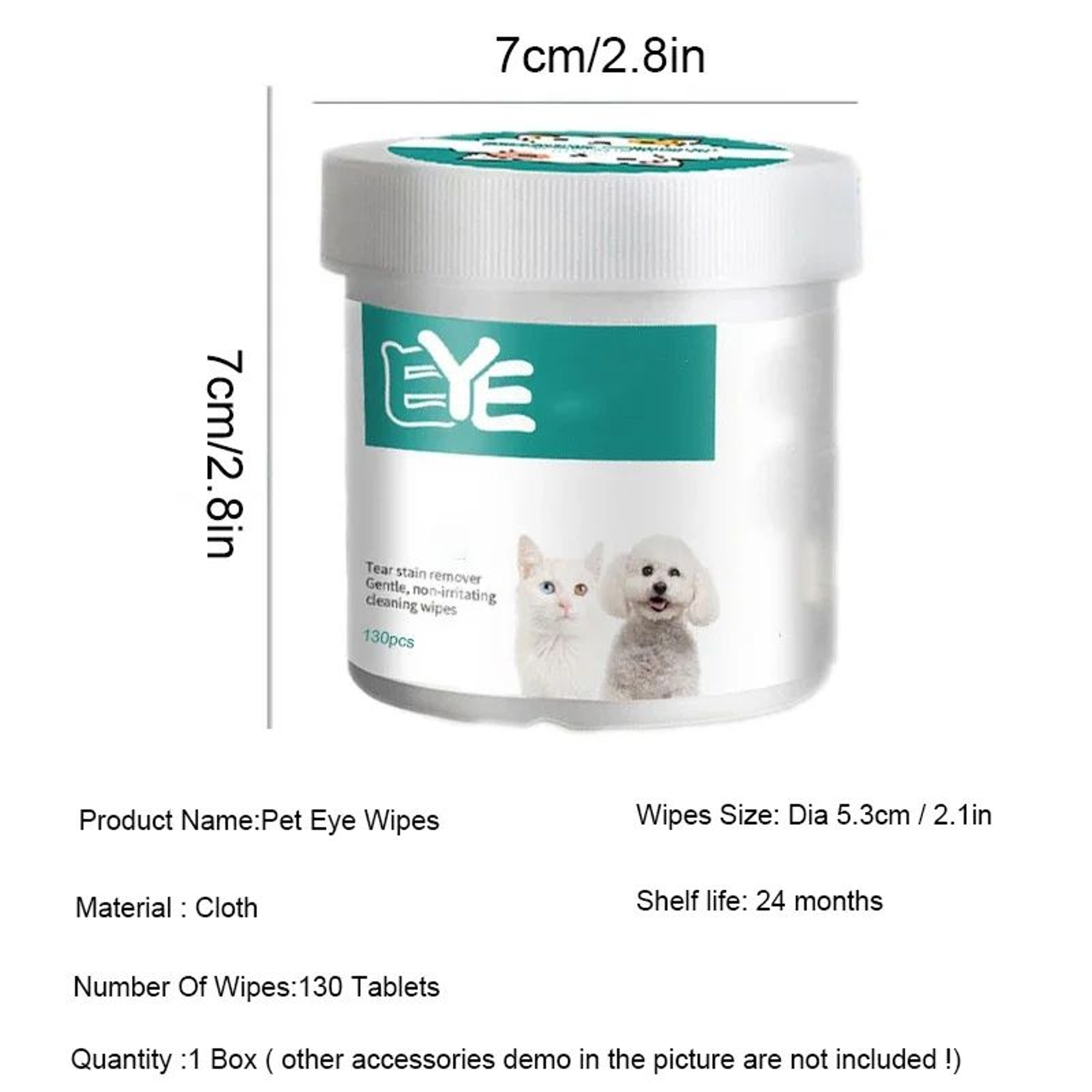 ClearEyes Pet Eye Wipes 5