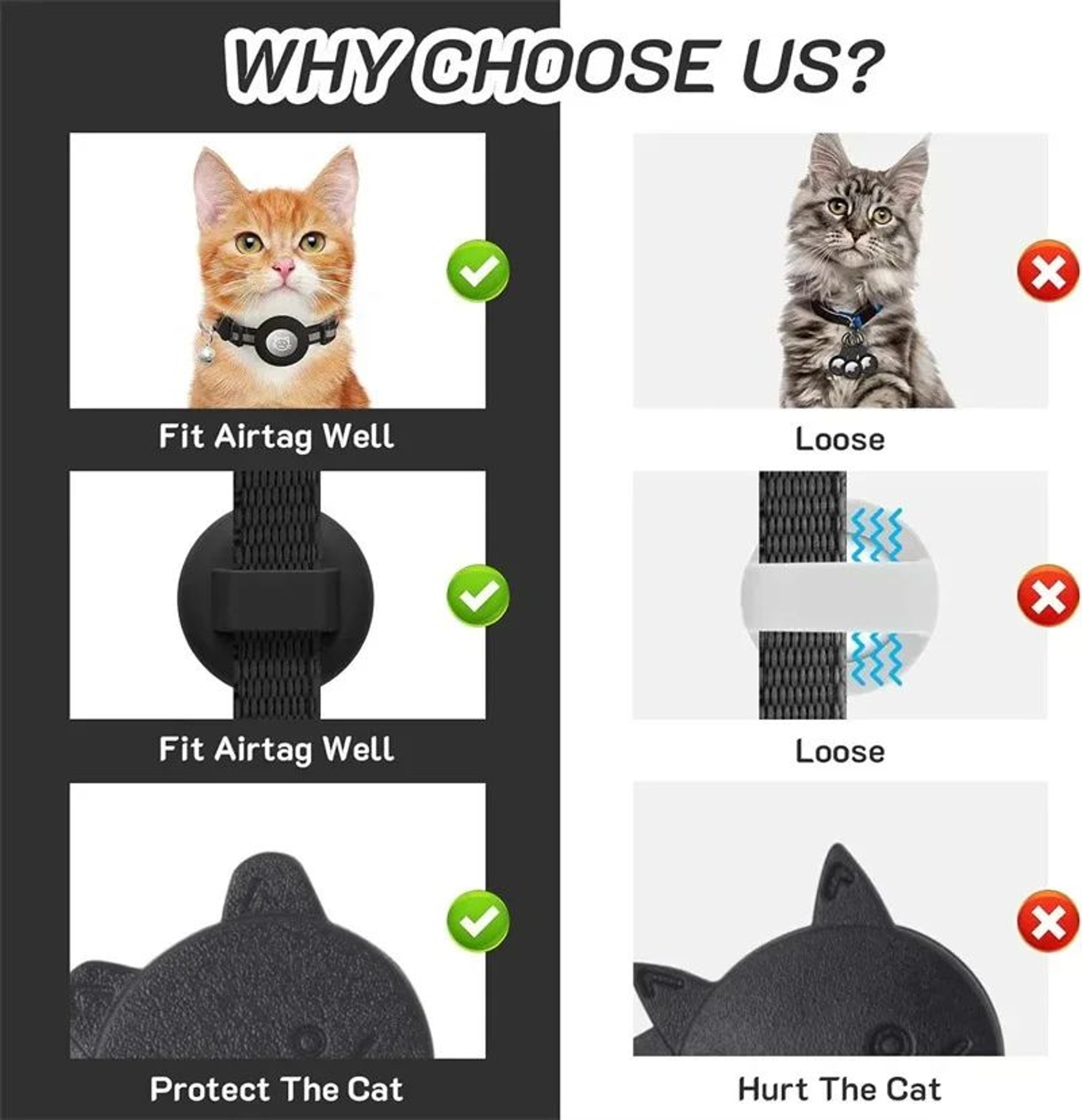 TrackSafe Airtag Cat Collar 4