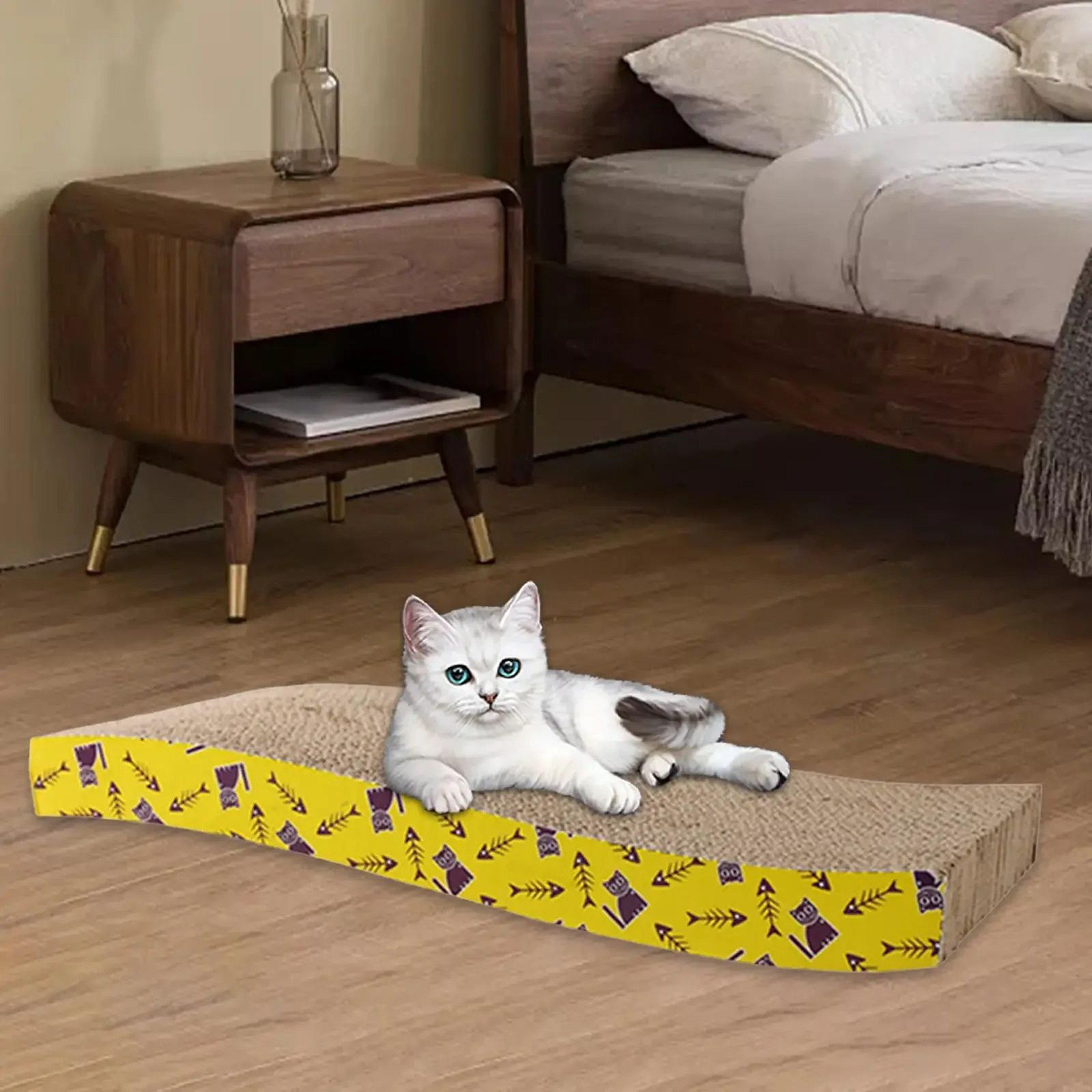 ScratchNest Cat Scratcher Bed 7