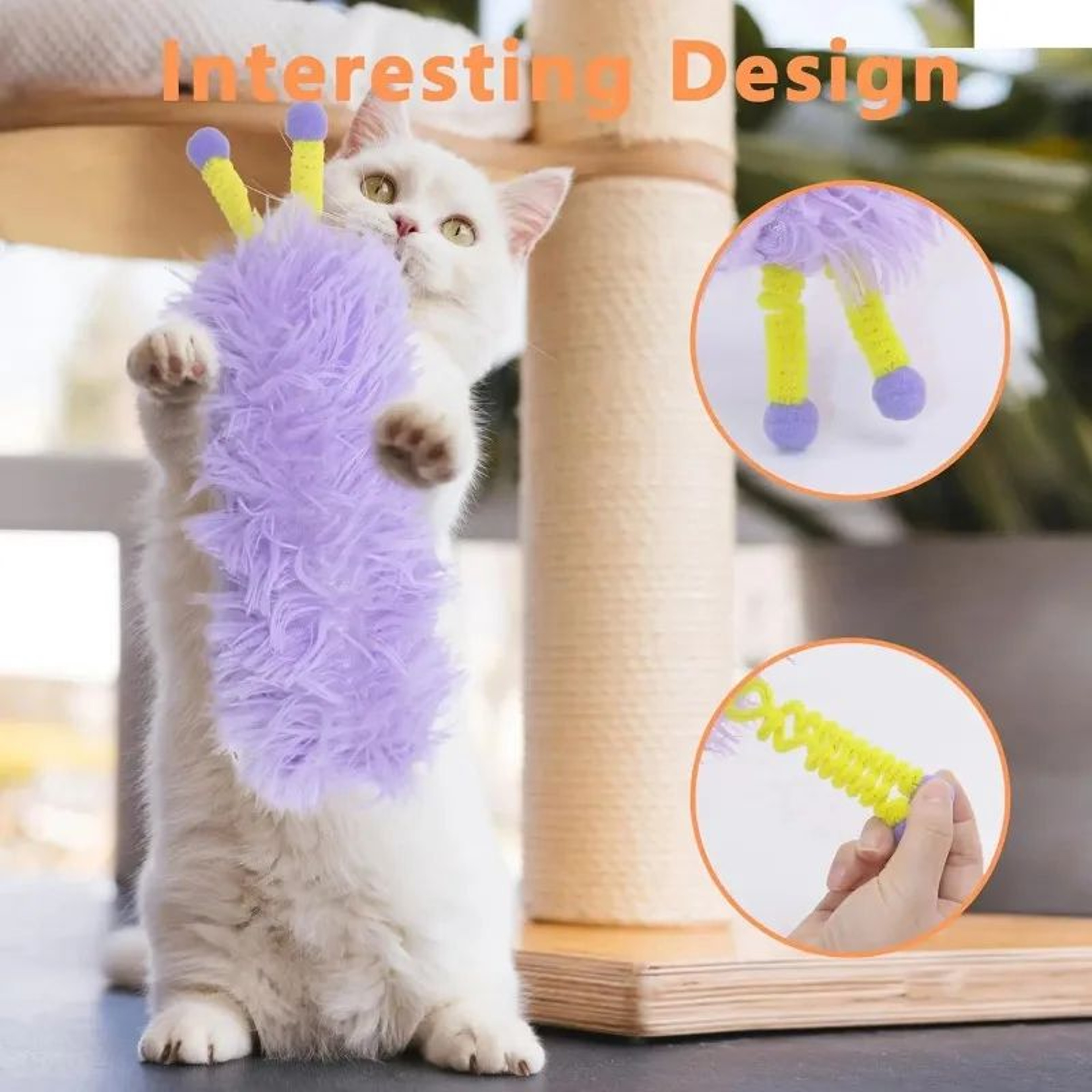 Catnip Plush Pillow Toy Soft Chew And Interactive Self Play Cat Toy 1