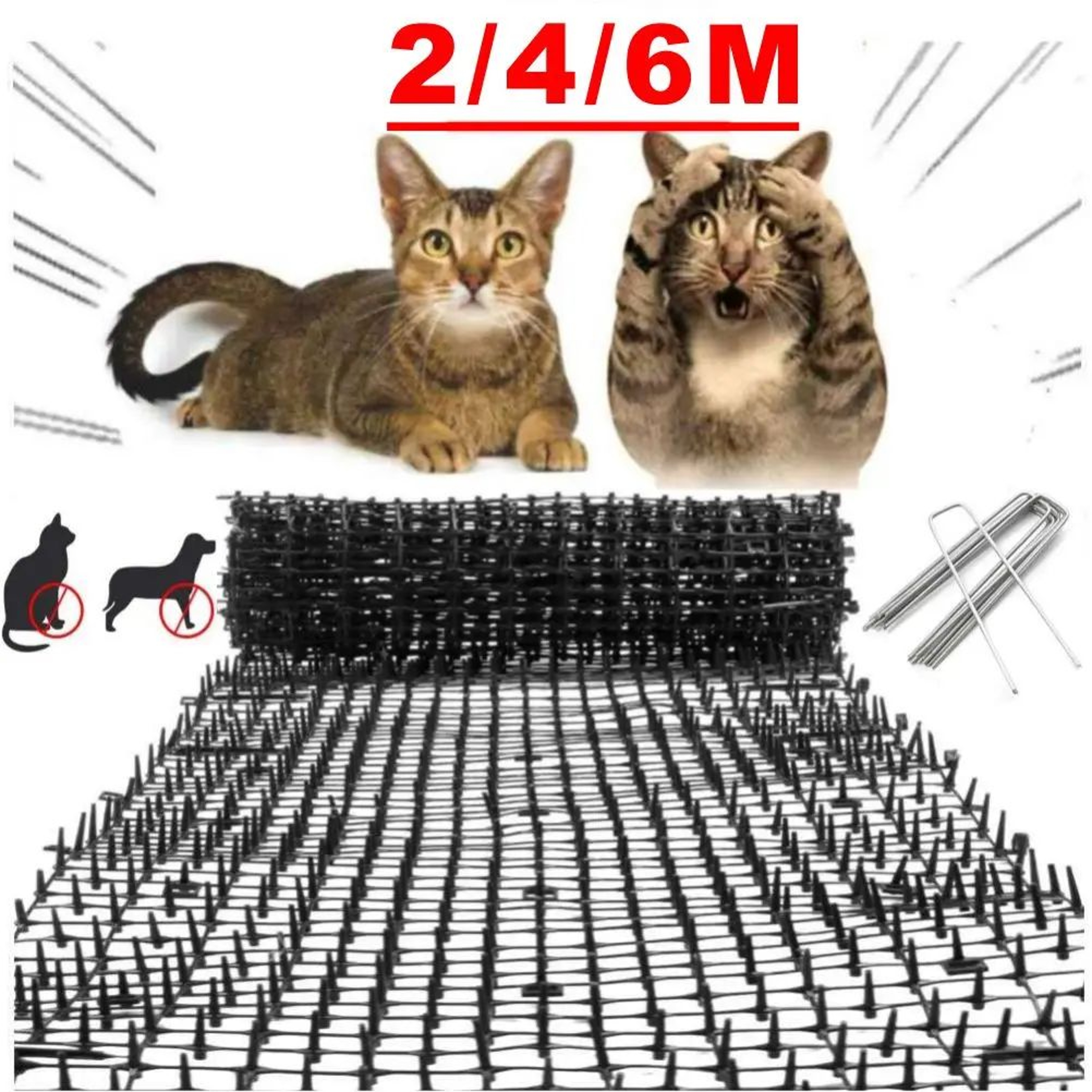 Garden Cat Scat Deterrent Mat For Pets 0