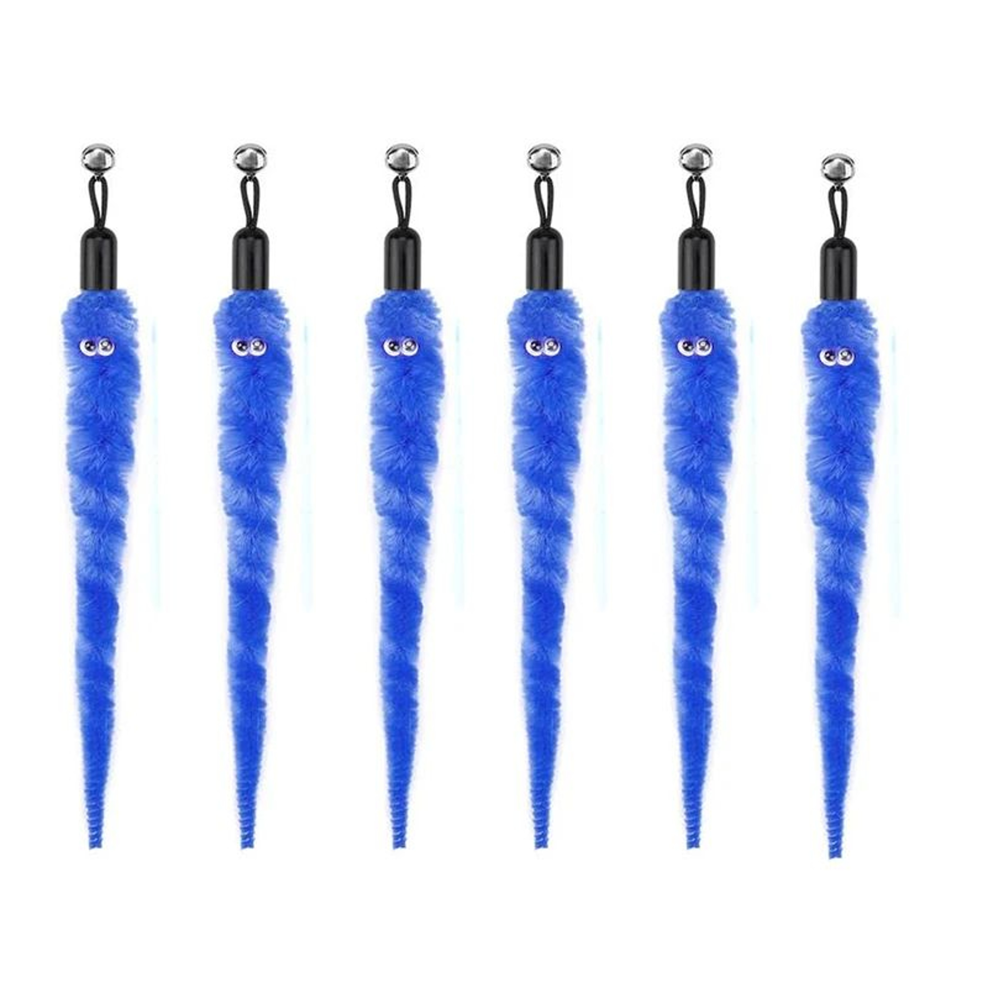Interactive Cat Toy Refill Set With Feathers Mice Worms And Bells 9