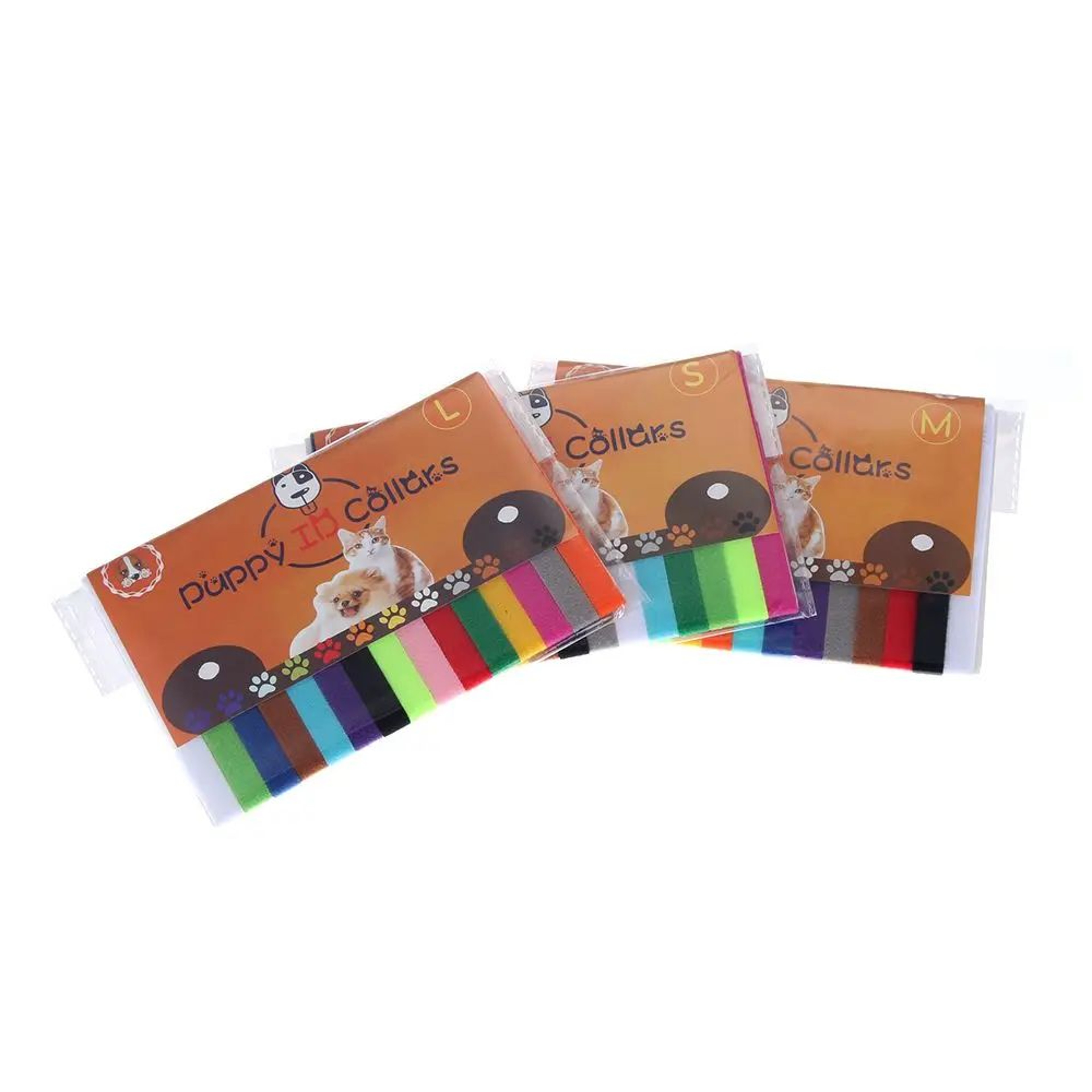 Puppy Identification Collar Set Adjustable Whelping Collars For Newborn Pets 3