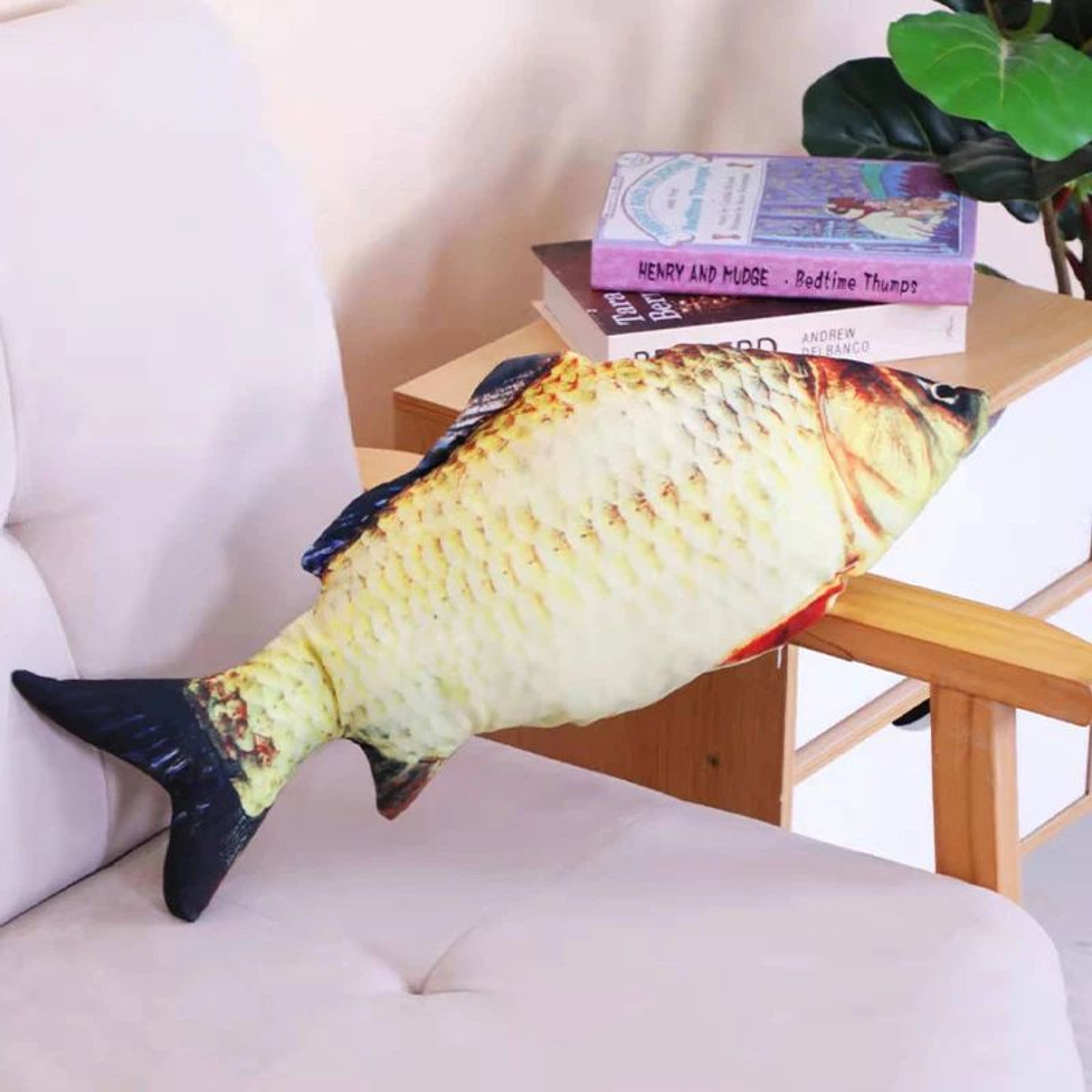 Realistic Catnip Fish Plush Toy For Cats 6