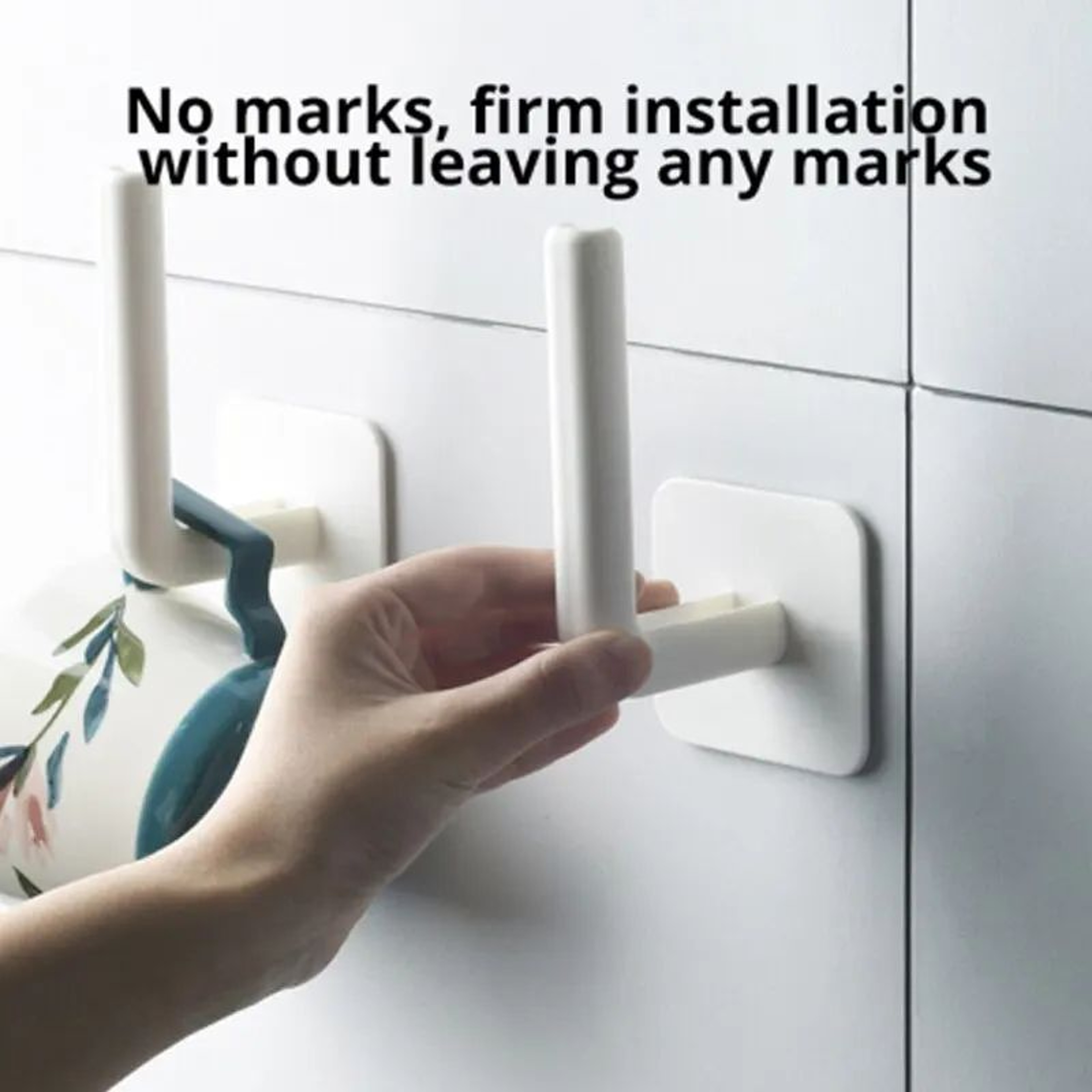 No Drill Kitchen Storage Hook Rack Pot Lid Holder Set Of 2 3