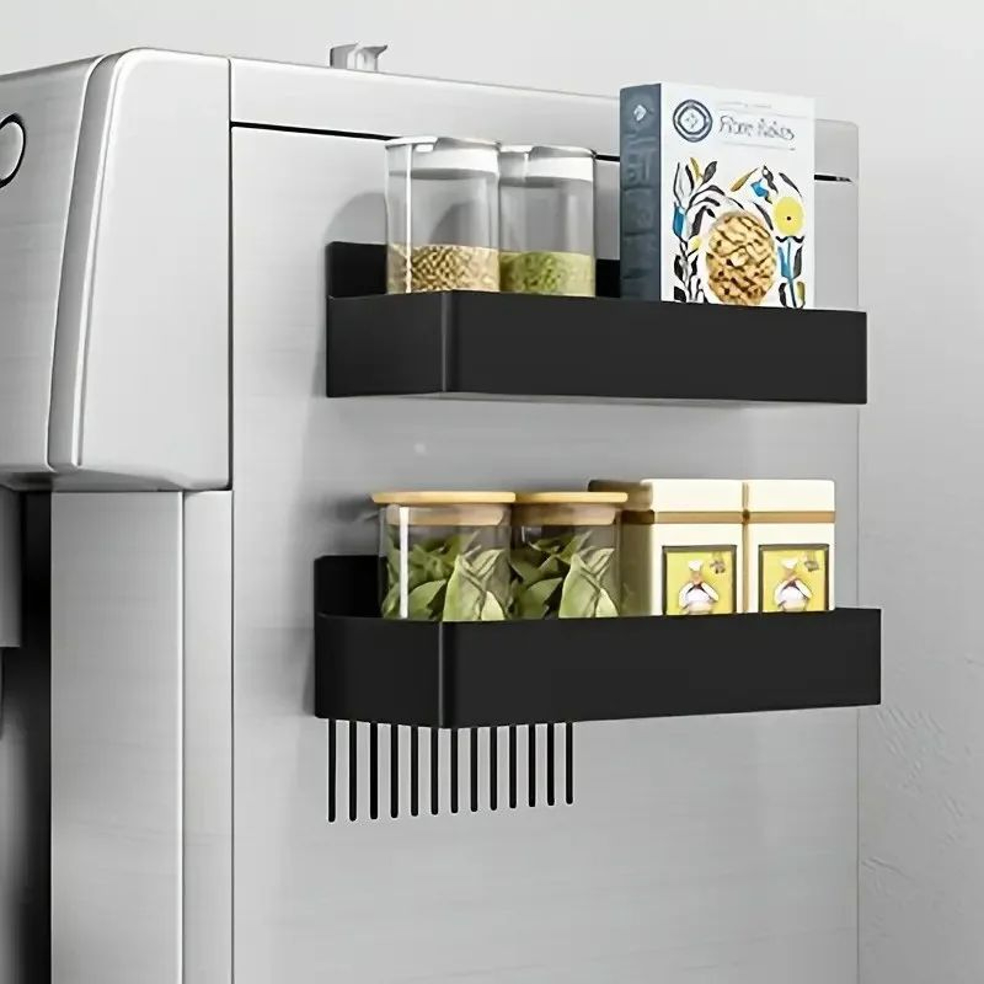 Magnetic Refrigerator Storage Rack Kitchen And Bathroom Organizer Shelf 1