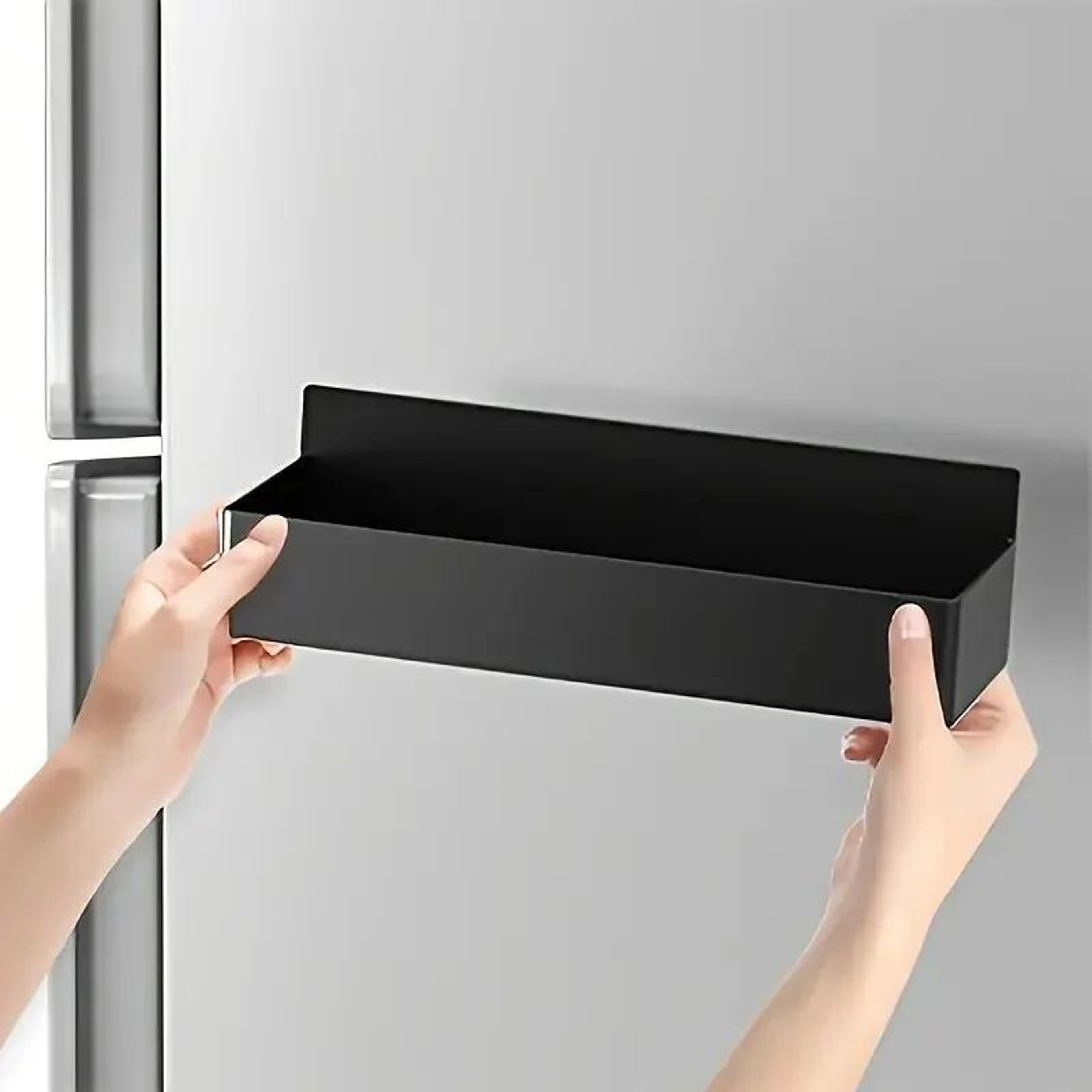 Magnetic Refrigerator Storage Rack Kitchen And Bathroom Organizer Shelf 4