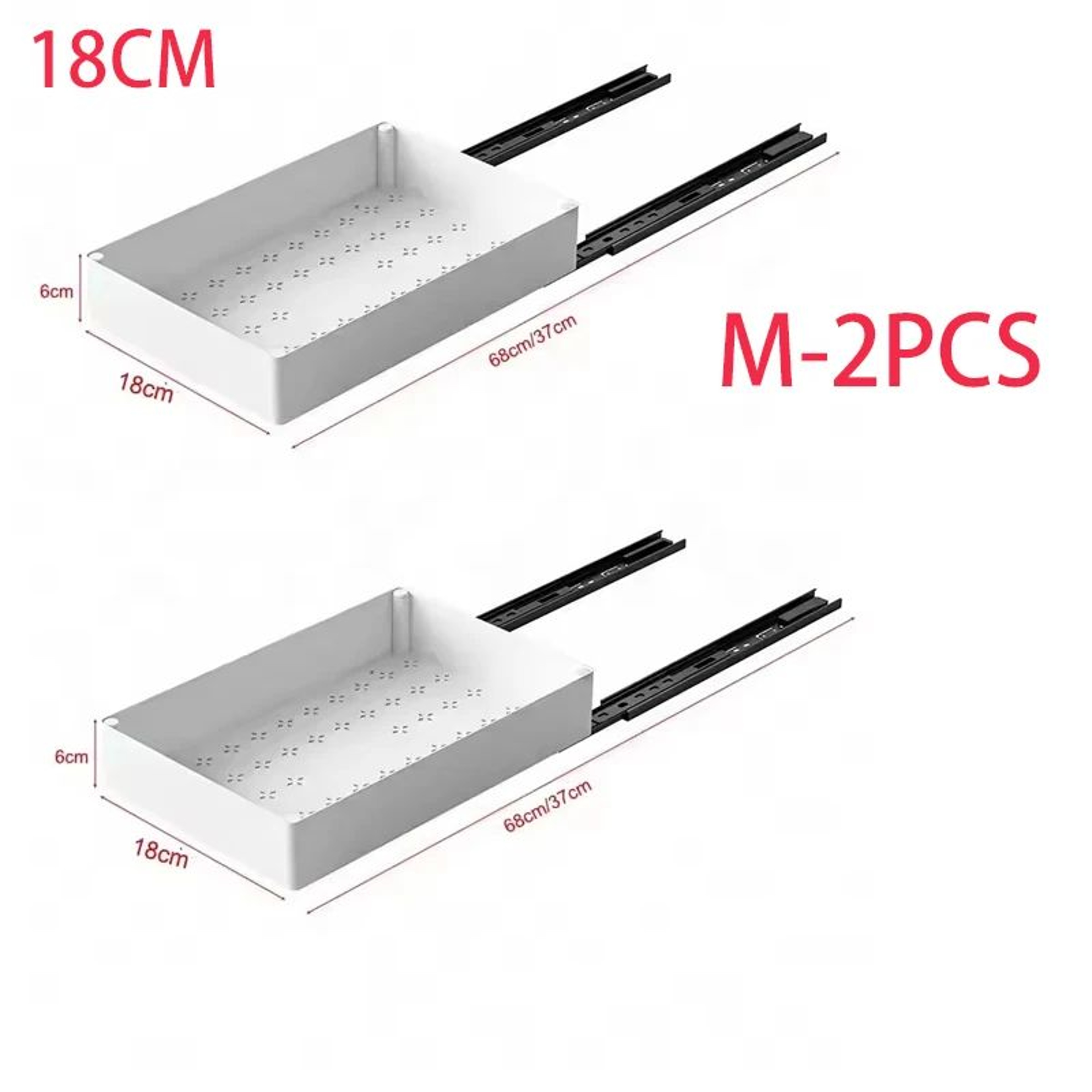 SlideEase Pull Out Cabinet Organizer Rack 8