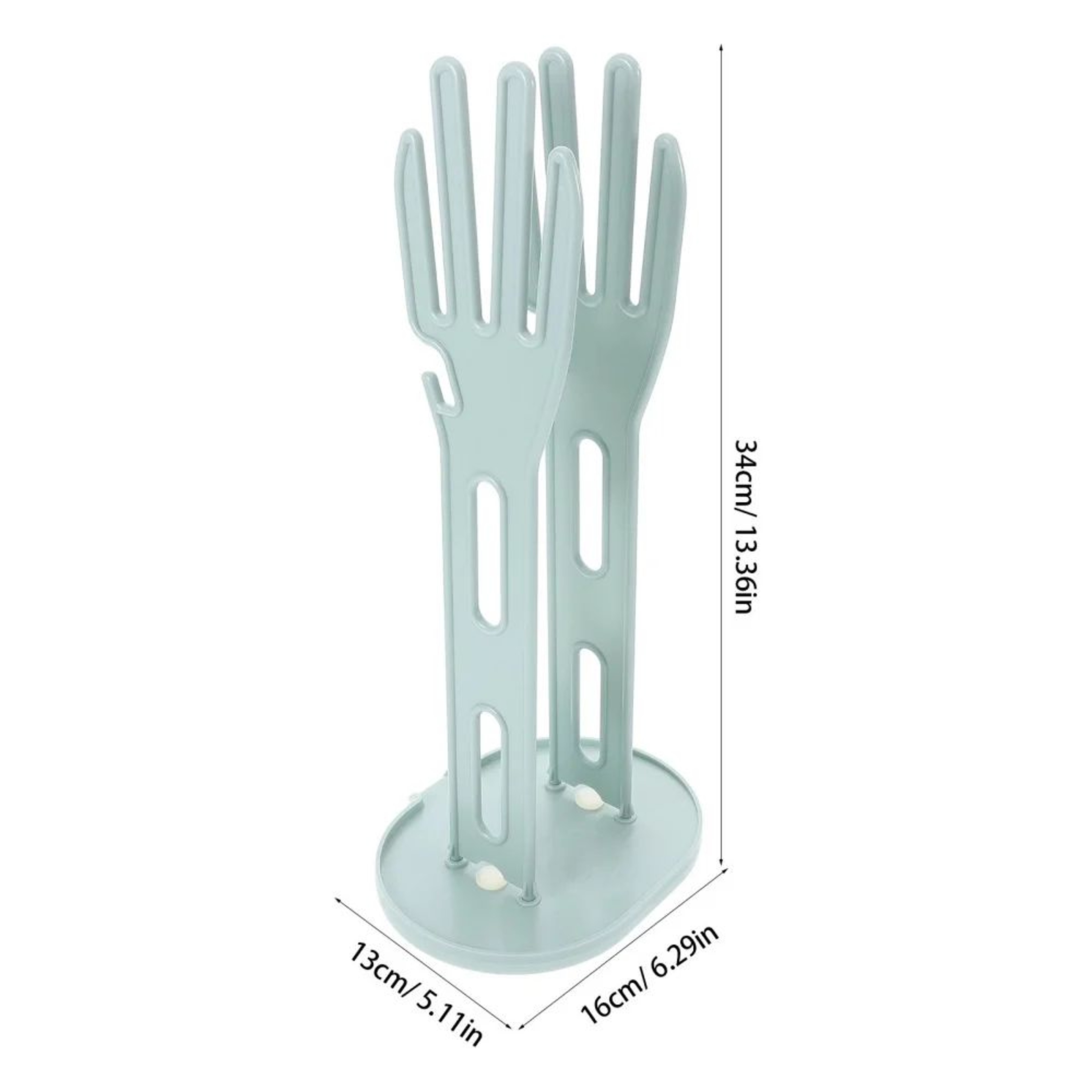 Kitchen Glove Drying Rack With Drain Tray And Towel Storage Organizer 5