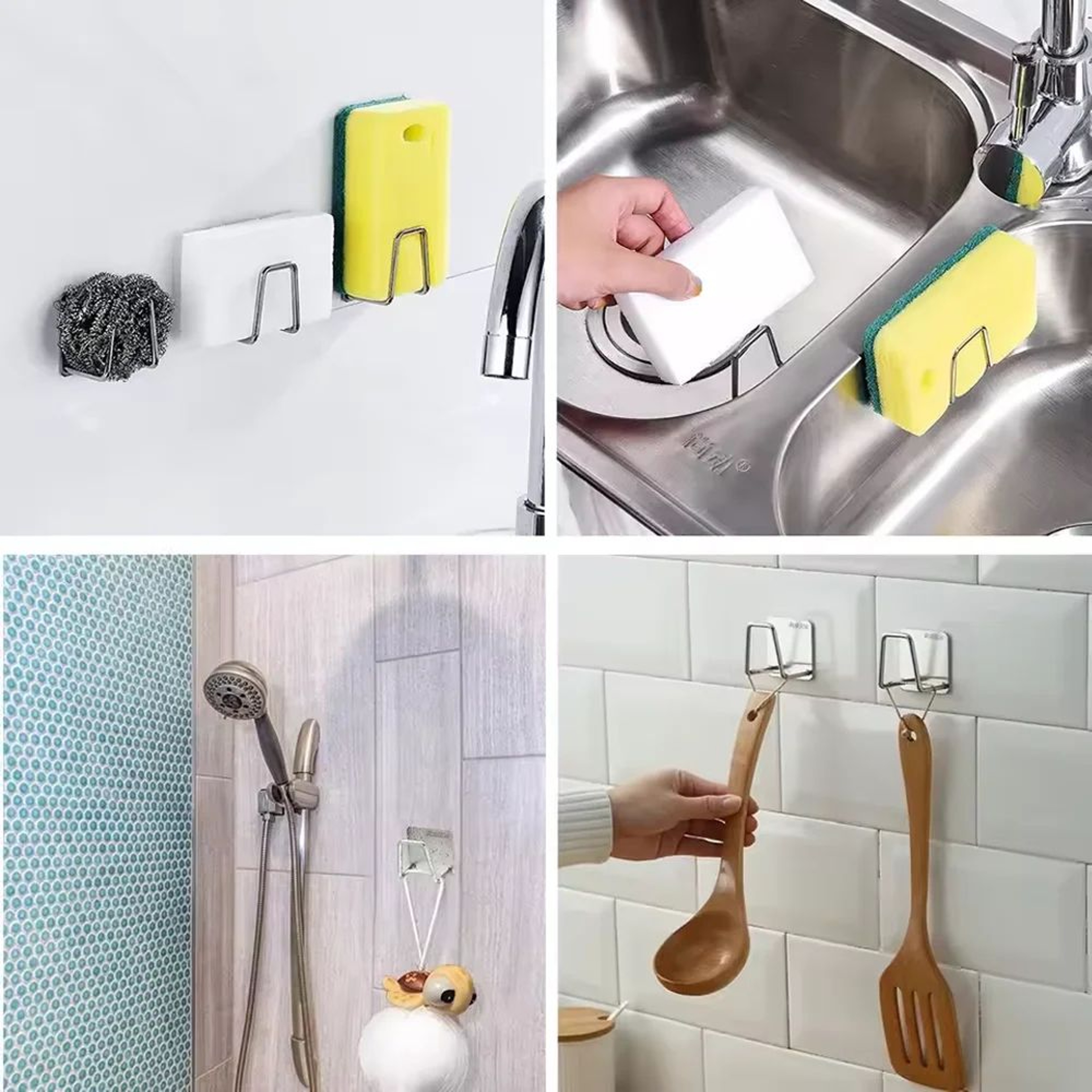 Wall Mounted Pot Lid Holder And Cutting Board Storage Rack 1