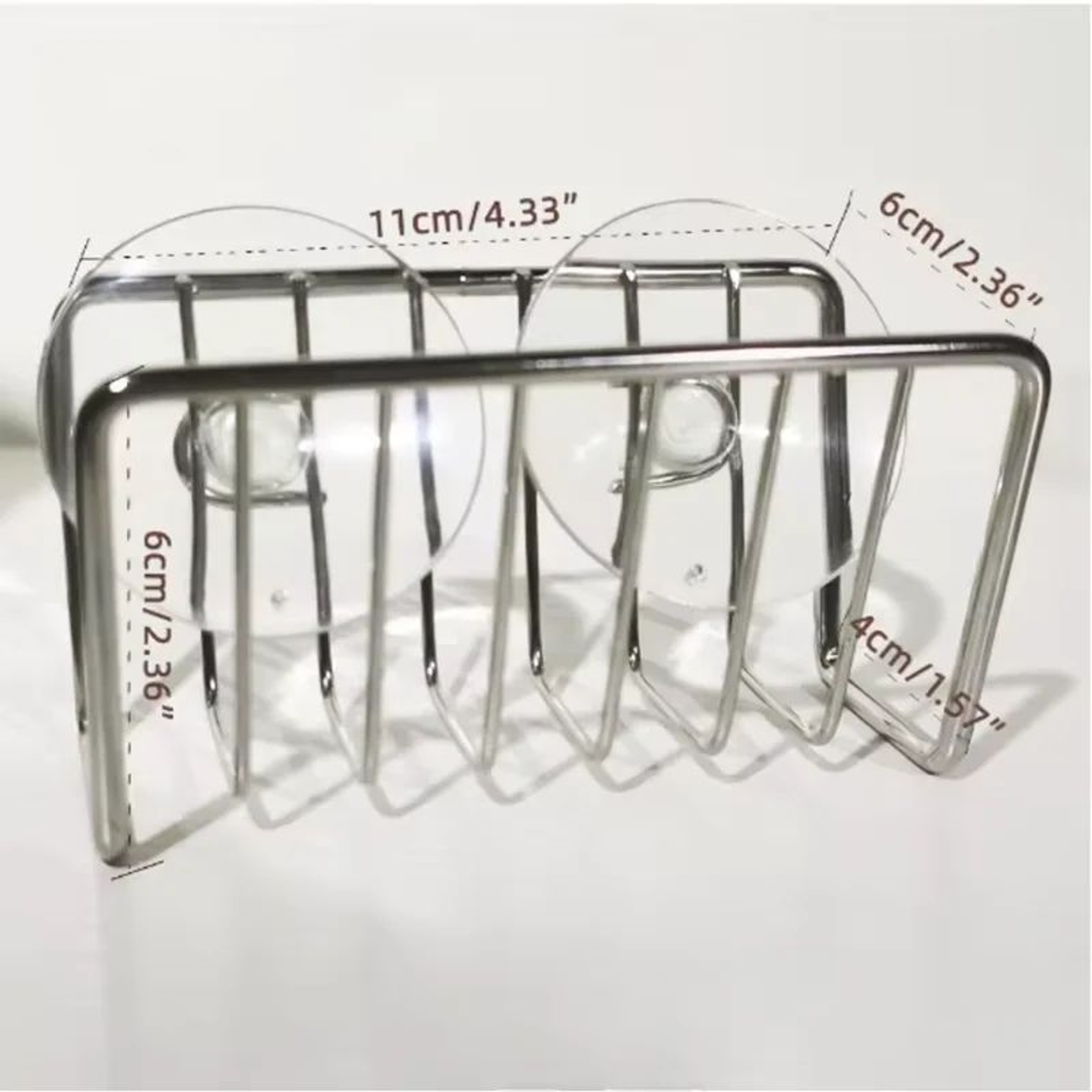 No Drill Sink Sponge Holder And Soap Organizer Rack 12