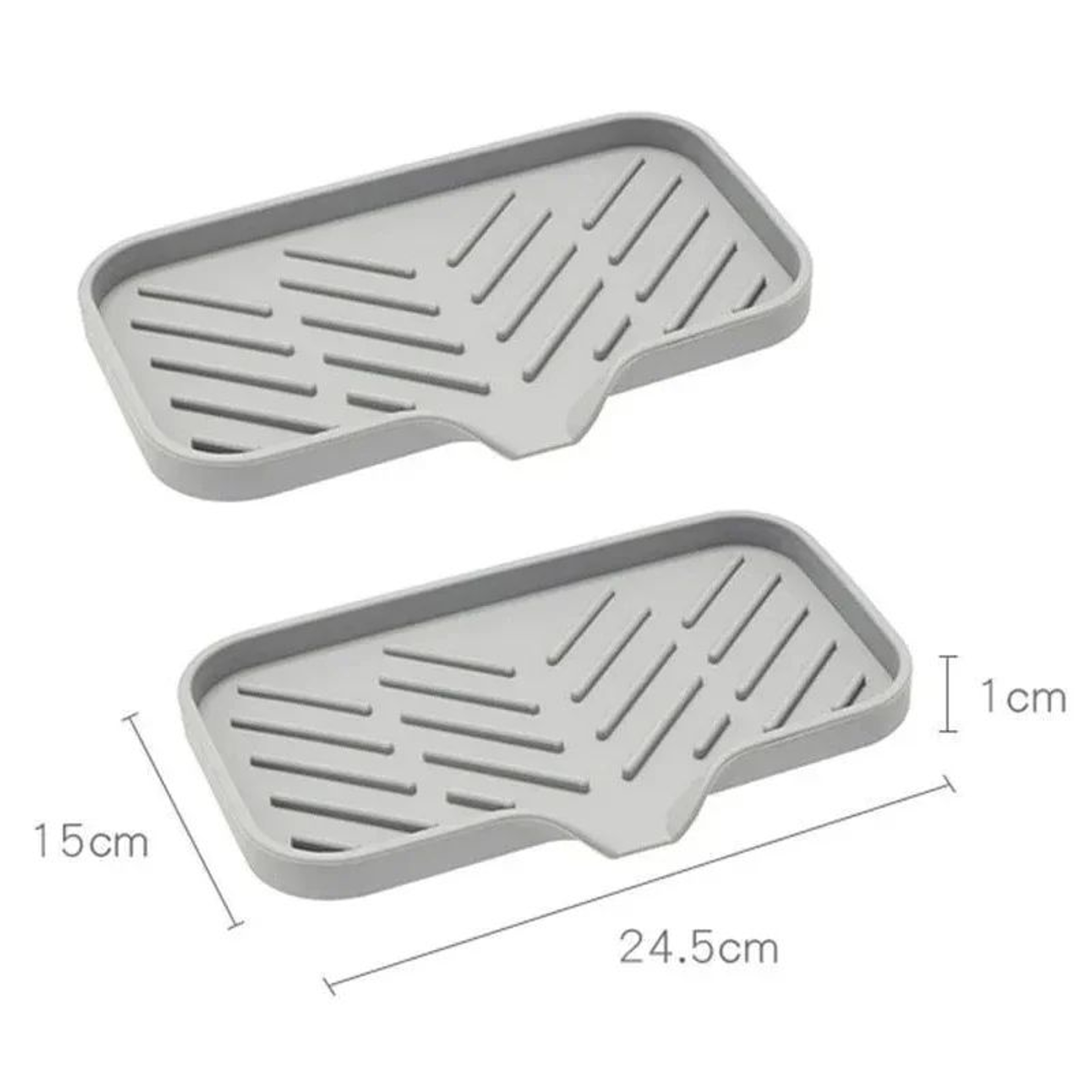 Silicone Sink Organizer Tray With Drain 7