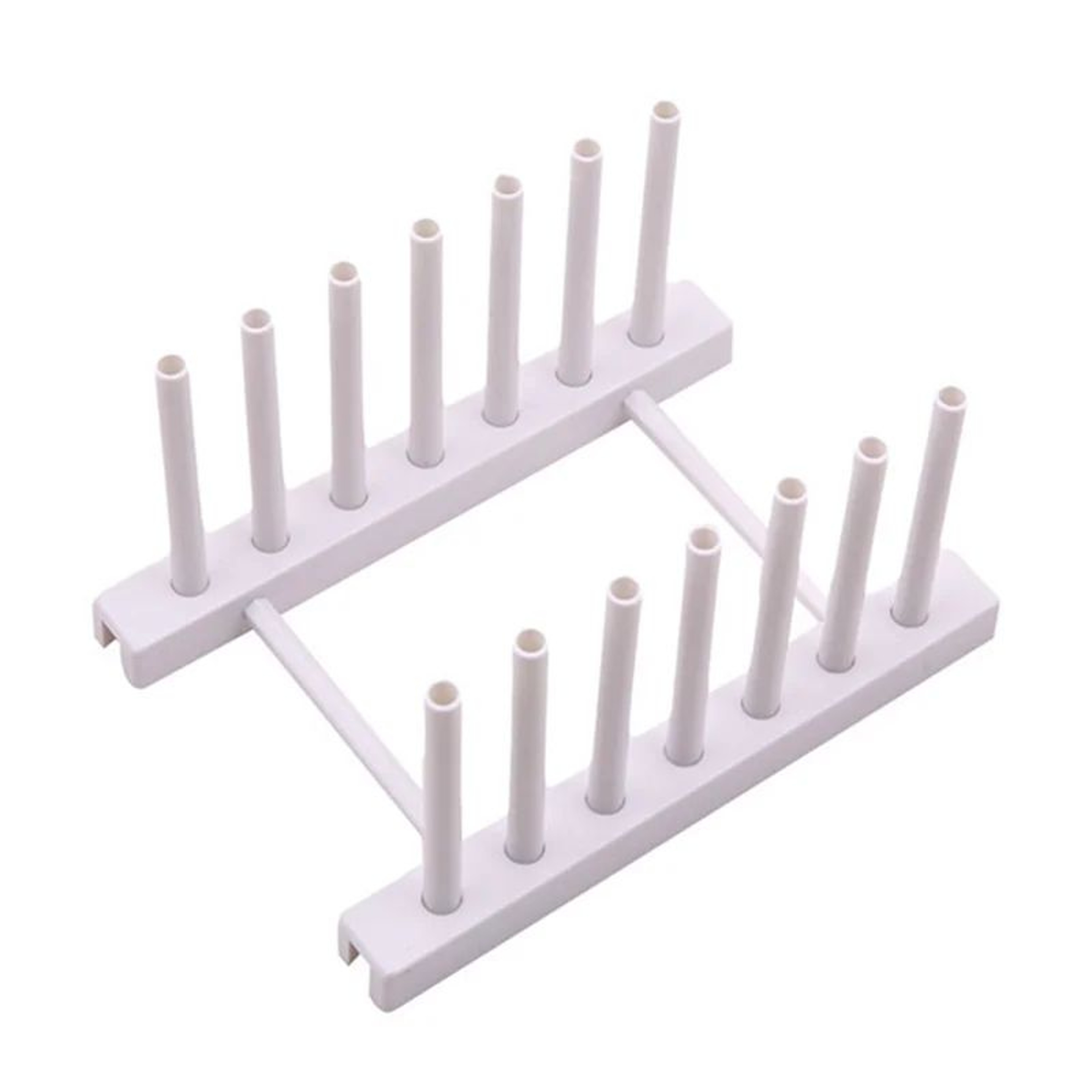 Compact Dish Drying Rack With Cutlery Holder 7