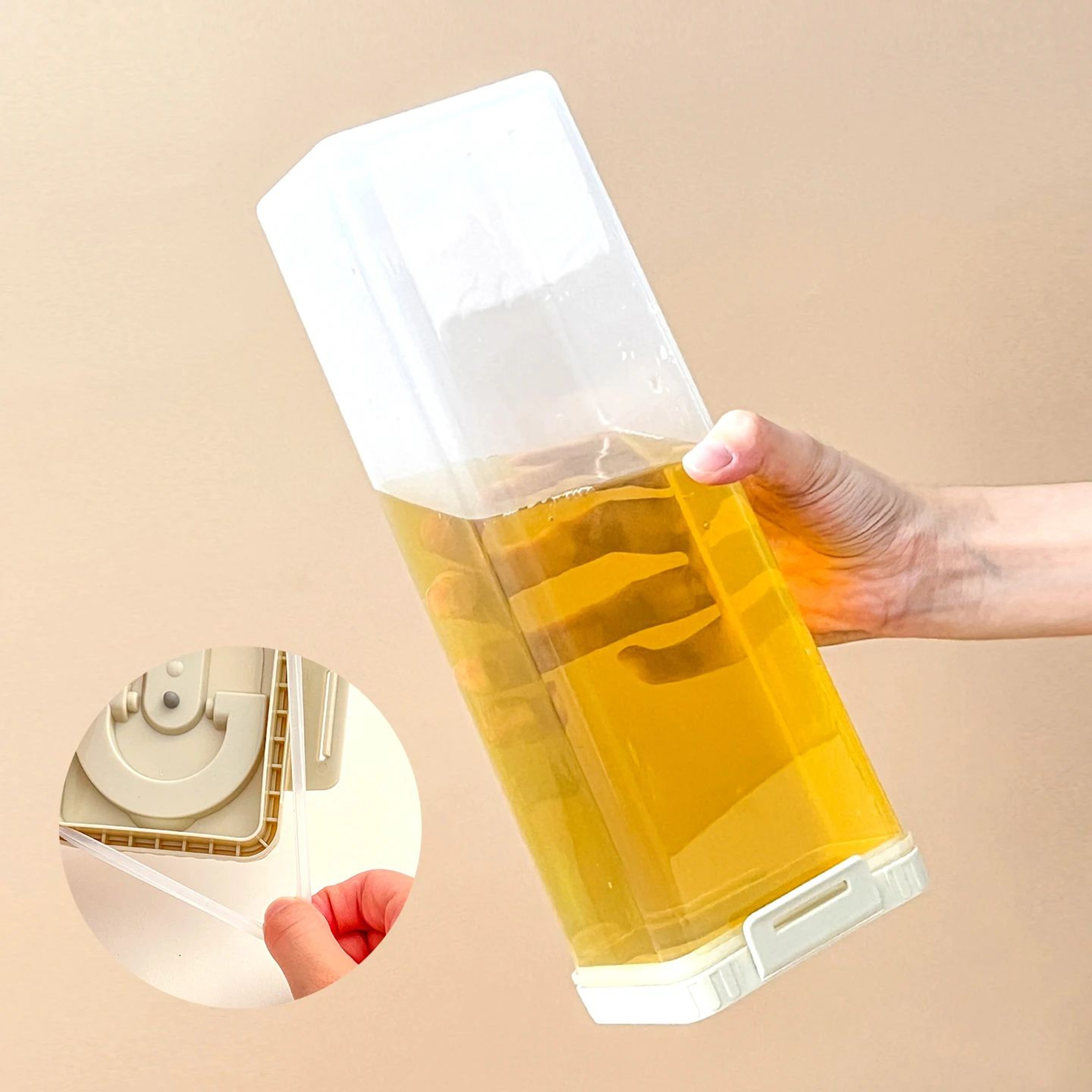 Airtight Pasta Storage Container With Handle For Spaghetti And Noodles 5