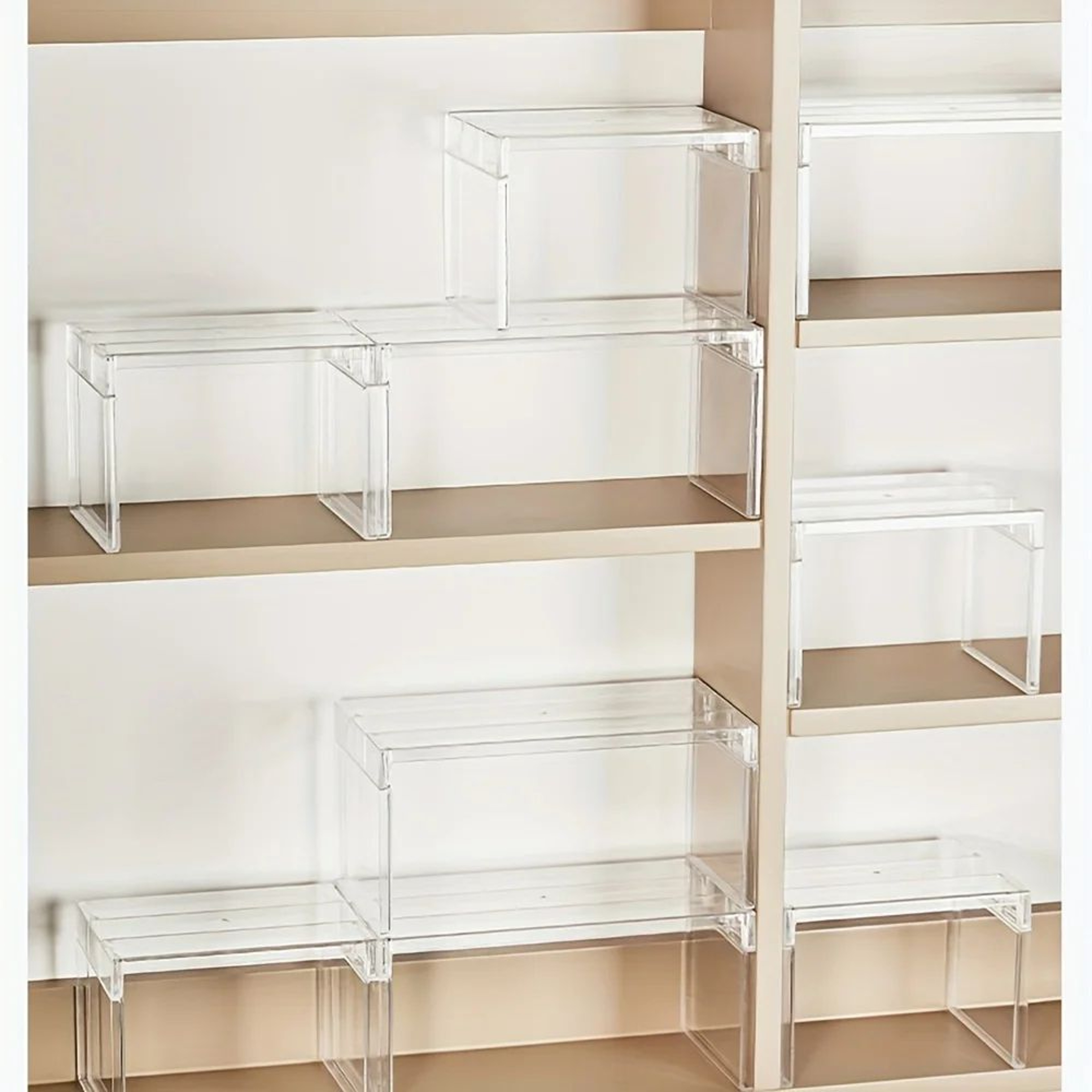 Stackable Refrigerator Storage Shelf Multifunctional Organizer Rack 0