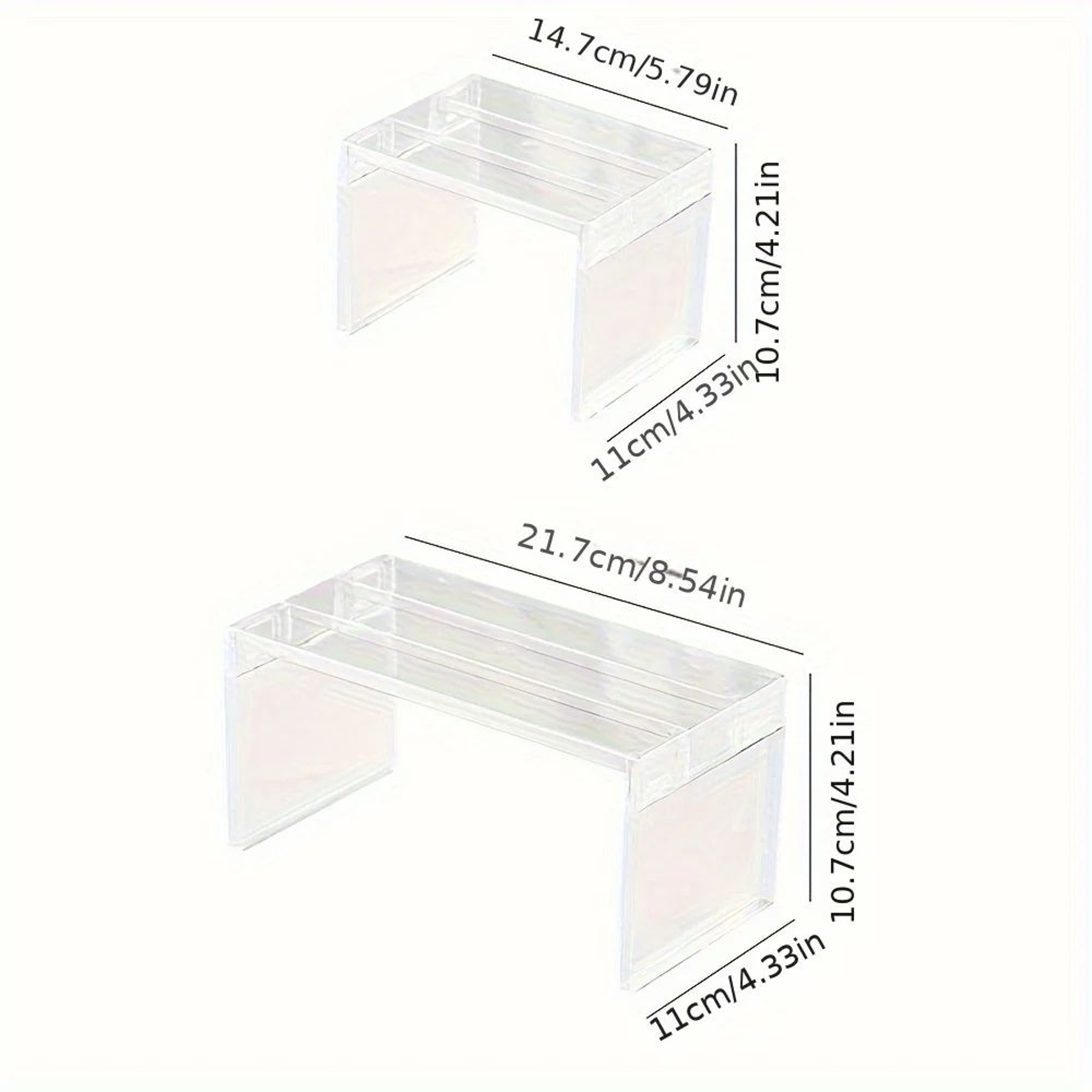 Stackable Refrigerator Storage Shelf Multifunctional Organizer Rack 5