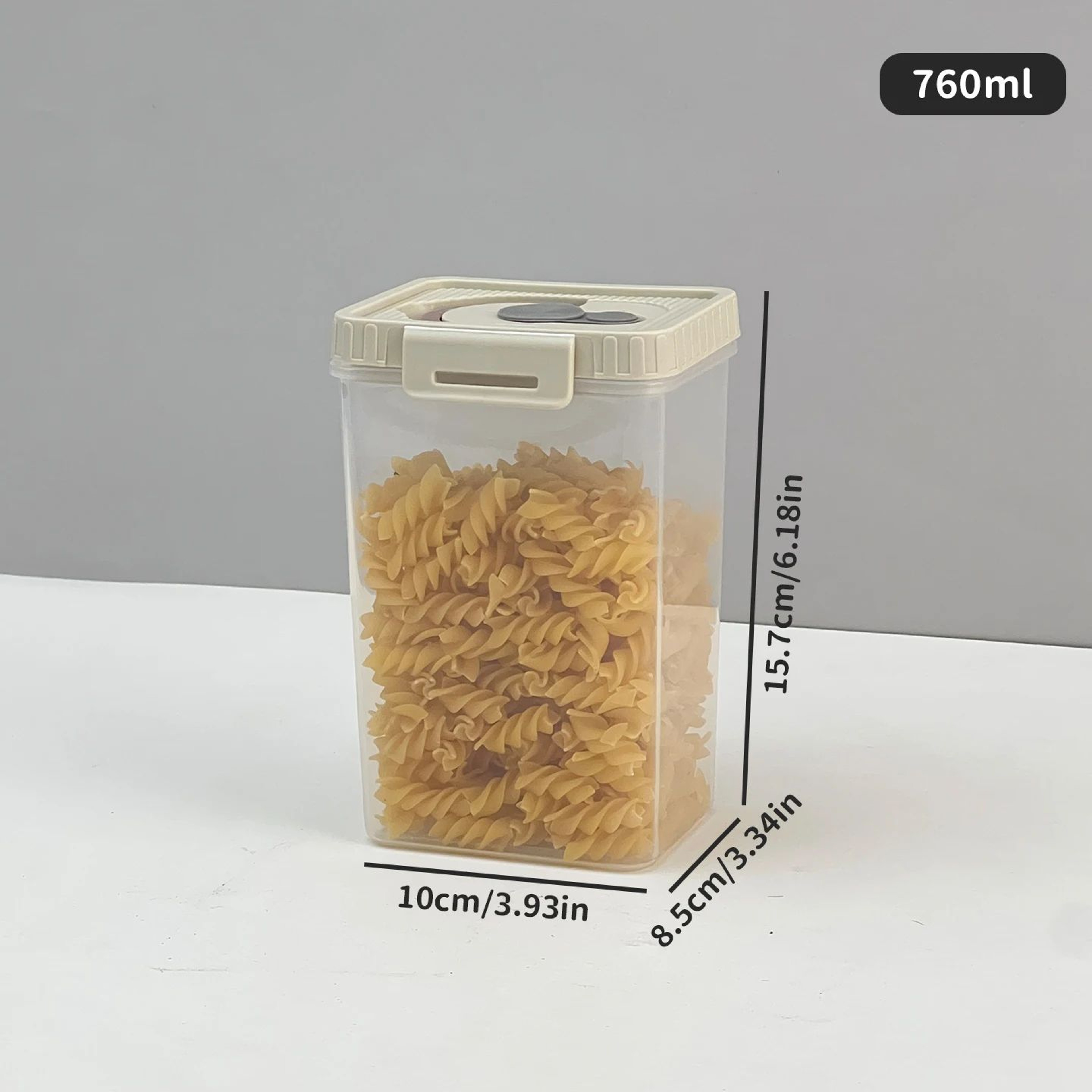 Airtight Cereal Storage Container With Handle For Pantry Organization 7