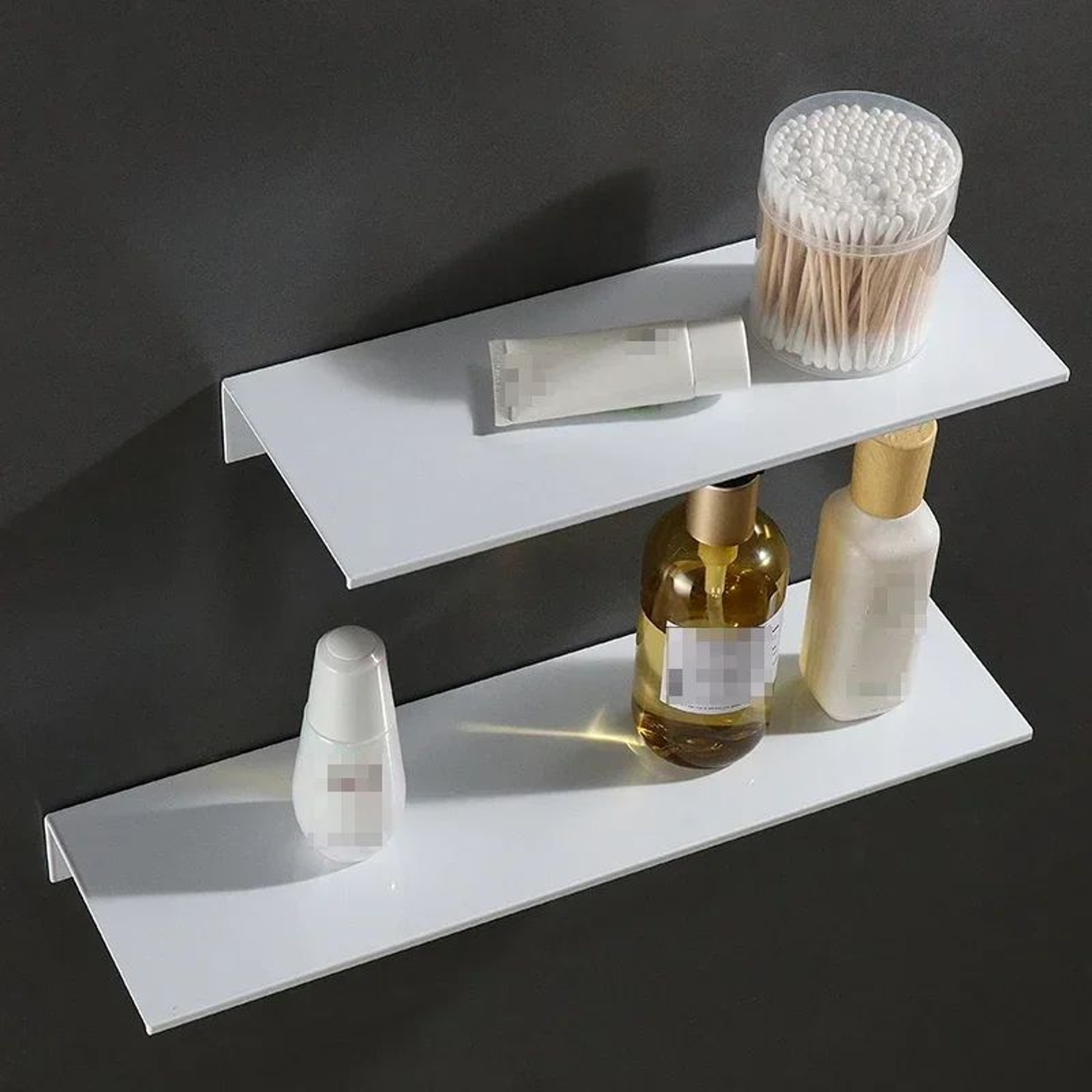 No Drill Wall Mounted Storage Shelf Organizer 1