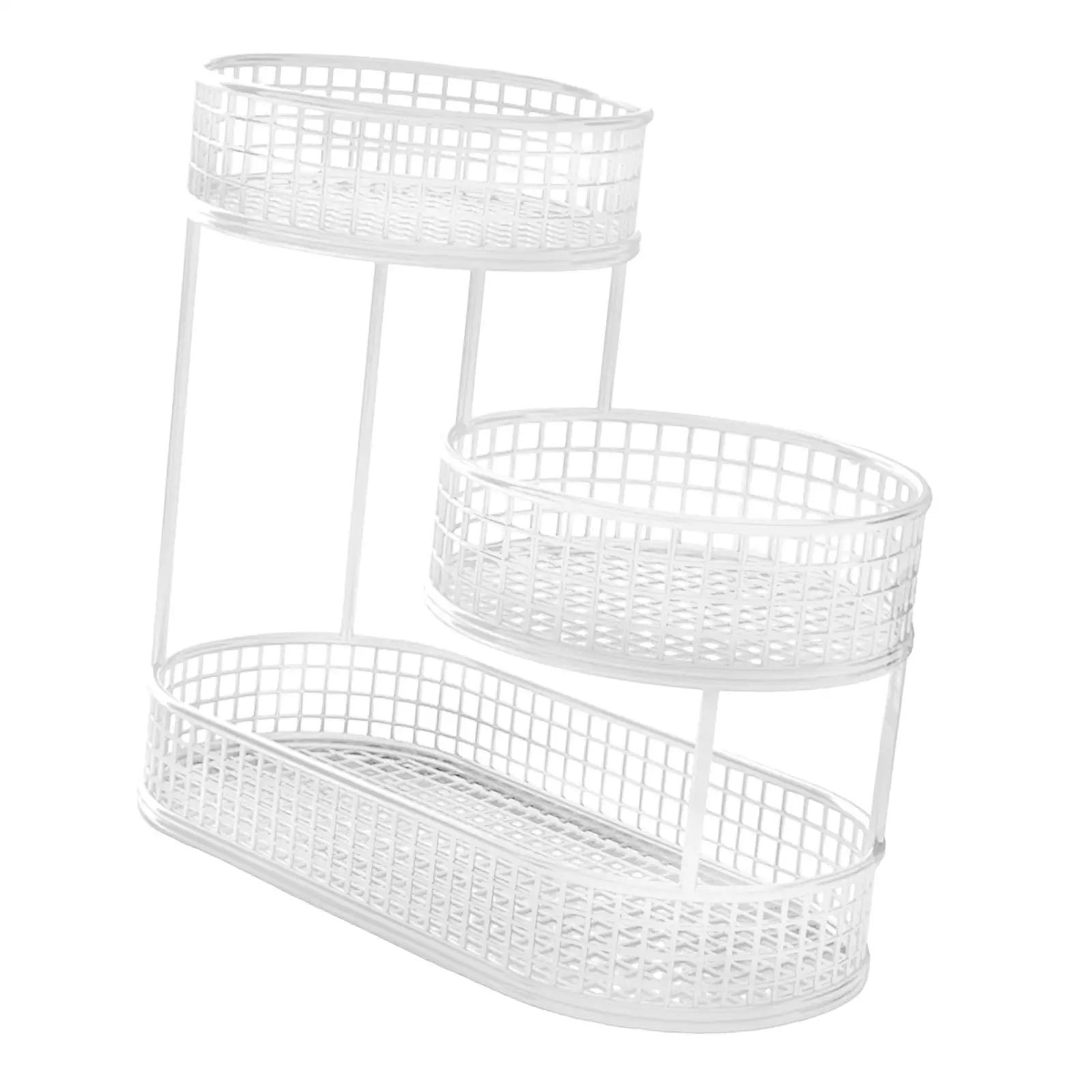 Metal Fruit Basket Countertop Storage Rack 11