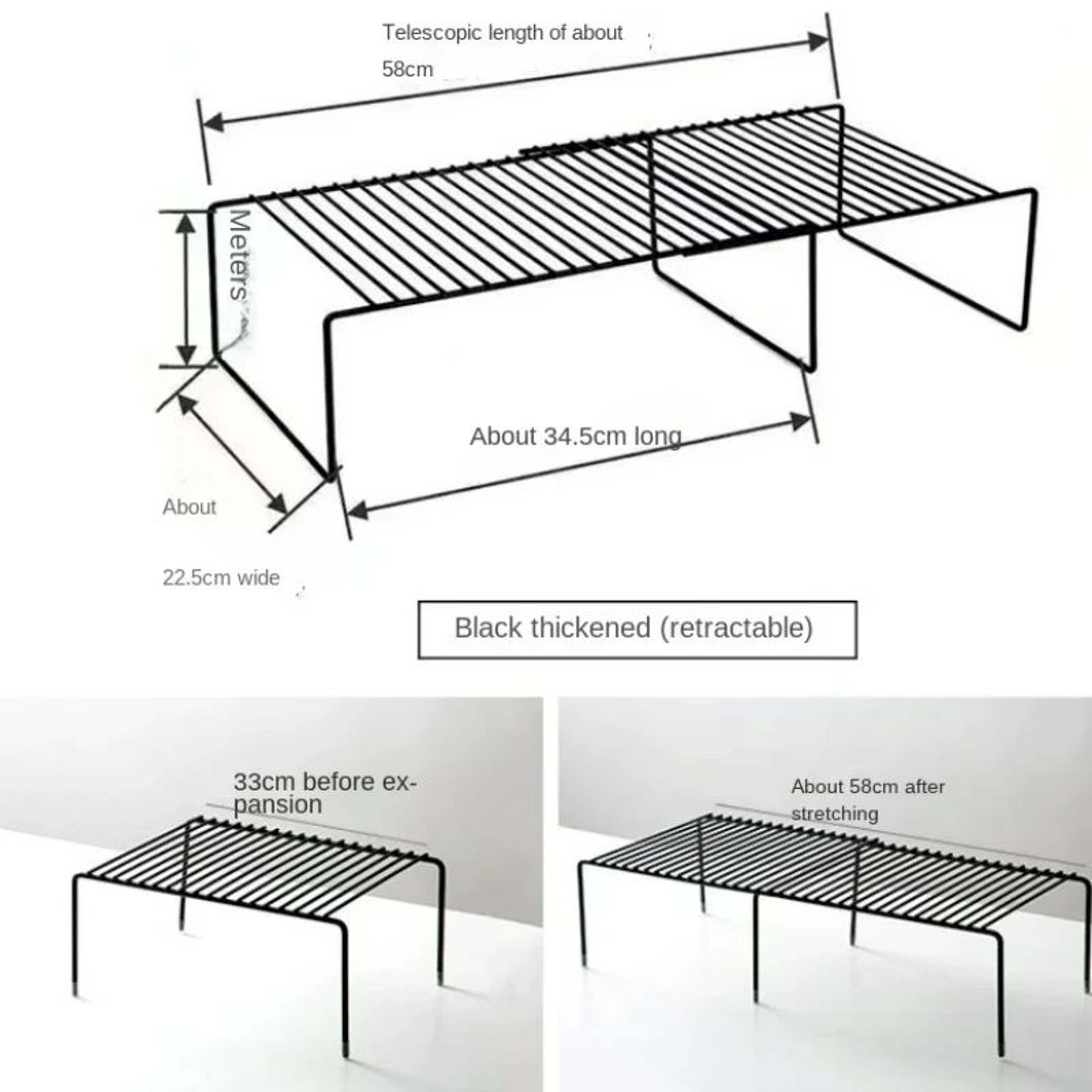 Adjustable Kitchen Spice Organizer Shelf 5