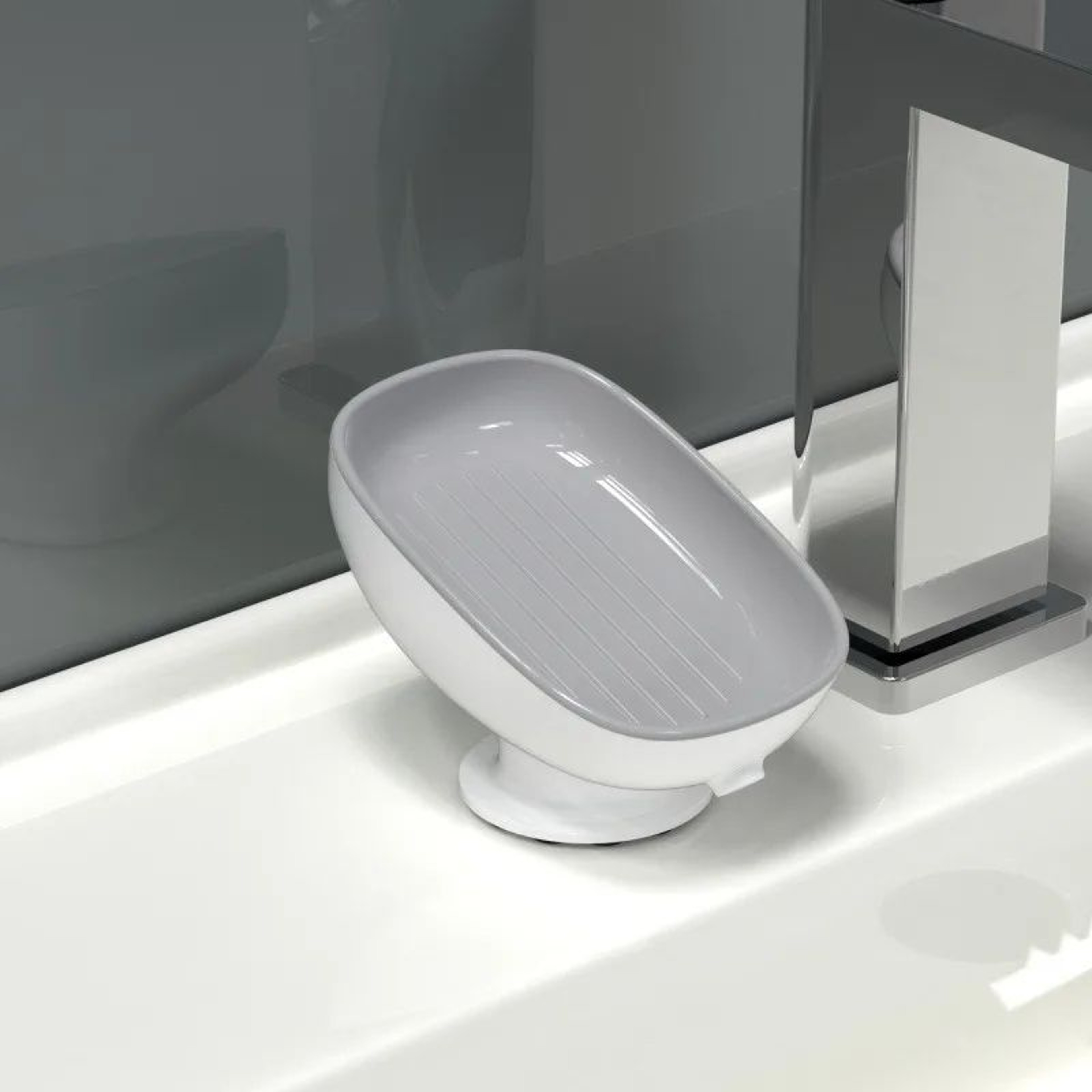 Double Layer Self Draining Soap Holder 6